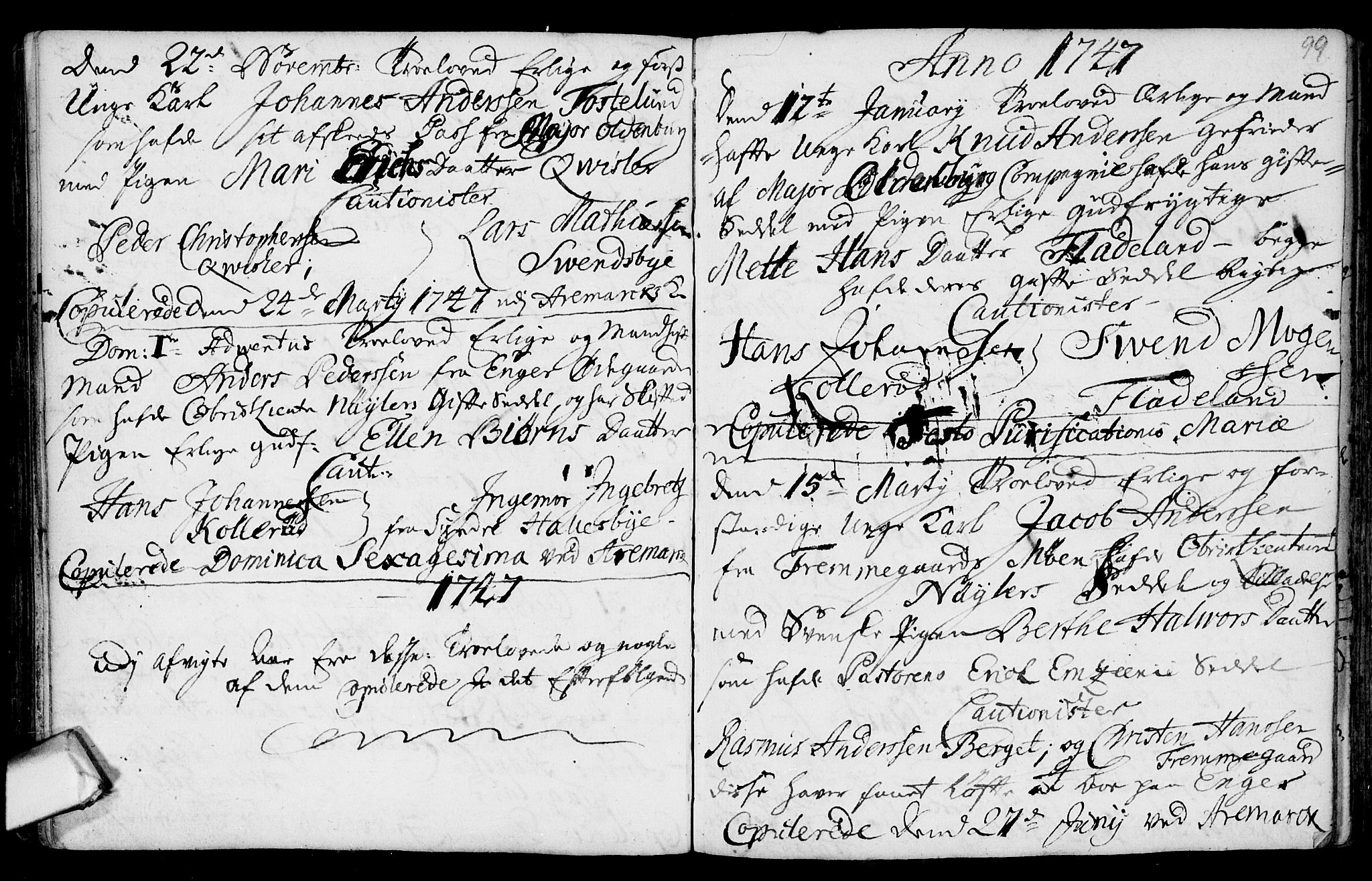 Aremark prestekontor Kirkebøker, SAO/A-10899/F/Fa/L0003: Parish register (official) no. I 3, 1745-1795, p. 99