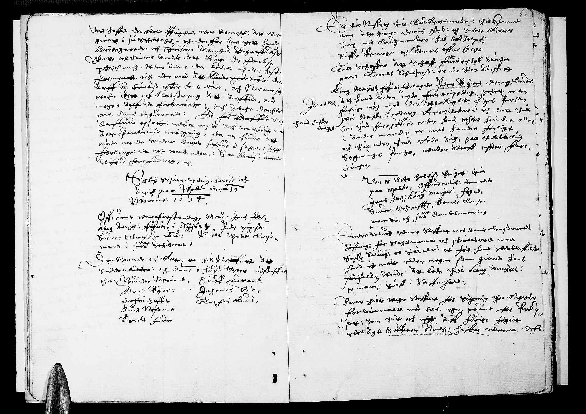 Ryfylke tingrett, AV/SAST-A-100055/001/I/IB/IBA/L0019: Tingbok, Ryfylke, 1634-1635, p. 5b-6a