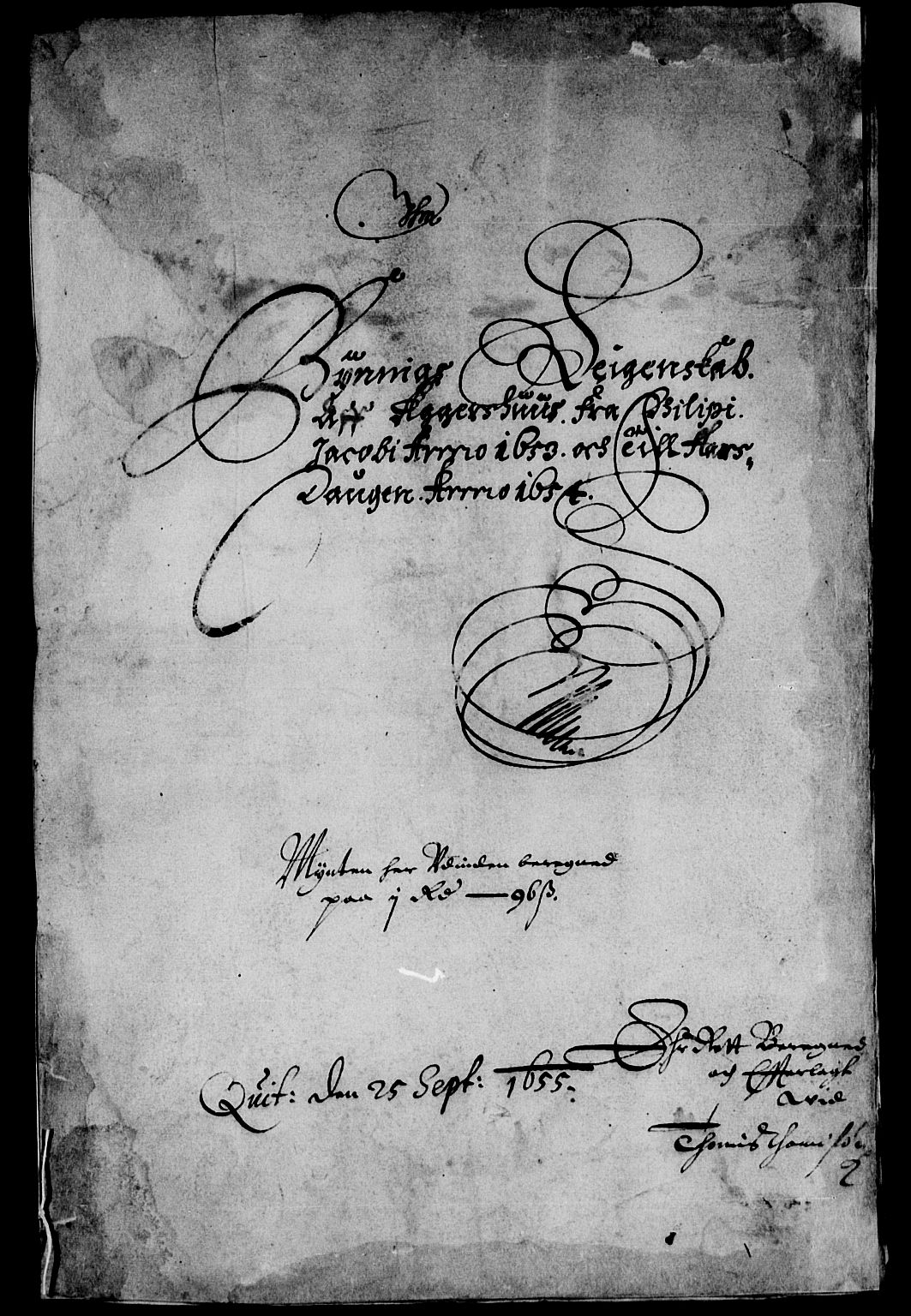 Rentekammeret inntil 1814, Reviderte regnskaper, Lensregnskaper, AV/RA-EA-5023/R/Rb/Rba/L0220: Akershus len, 1653-1654