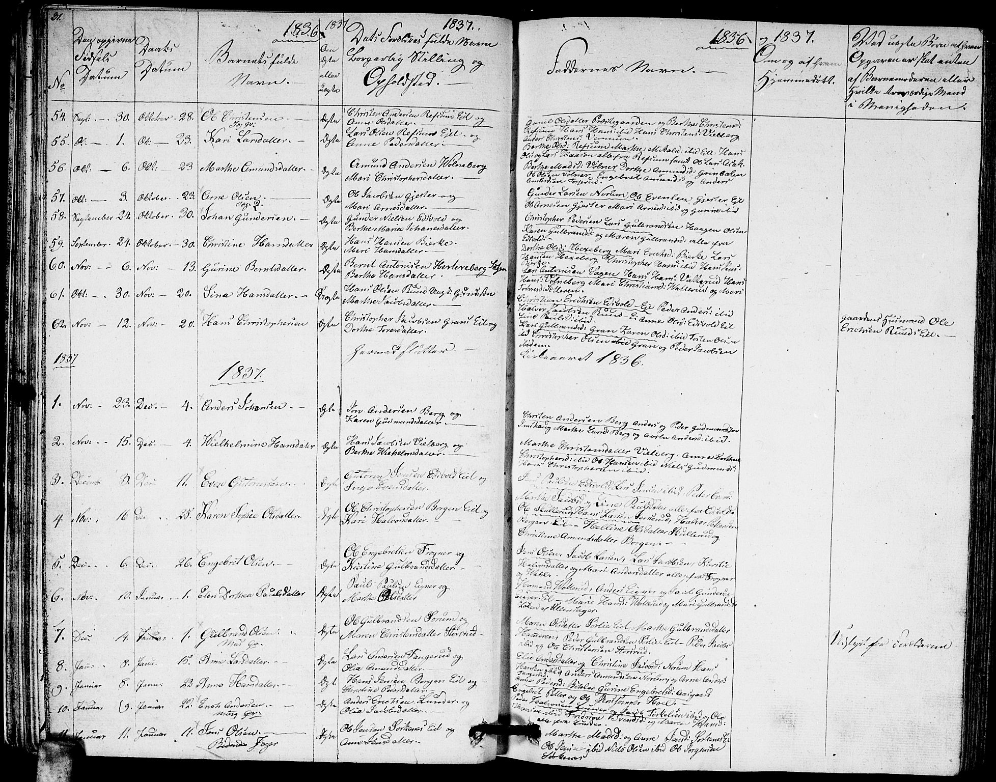 Sørum prestekontor Kirkebøker, SAO/A-10303/G/Ga/L0002: Parish register (copy) no. I 2, 1829-1845, p. 31