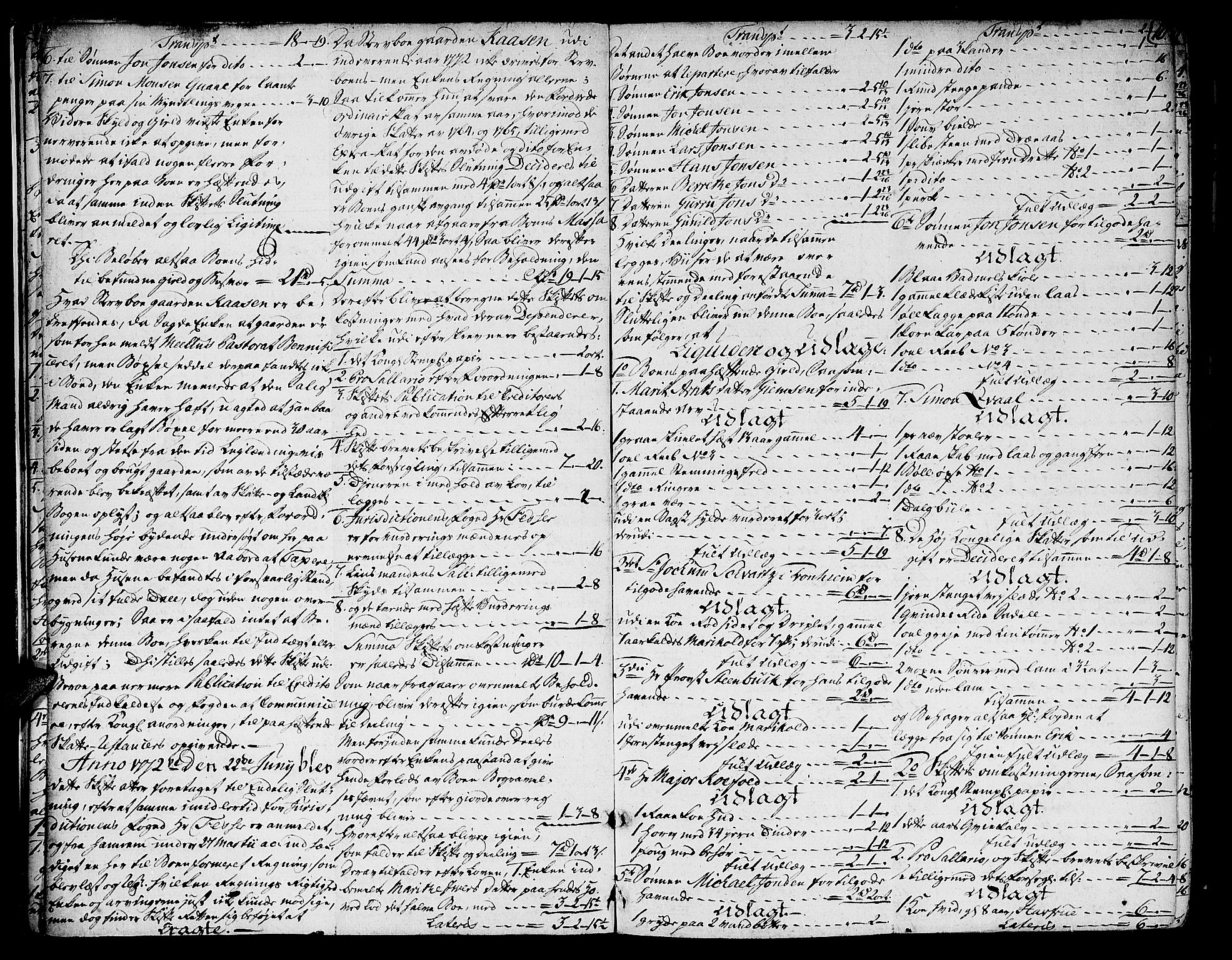 Gauldal sorenskriveri, AV/SAT-A-0014/1/3/3A/L0005: Skifteprotokoll, 1772-1777, p. 9b-10a