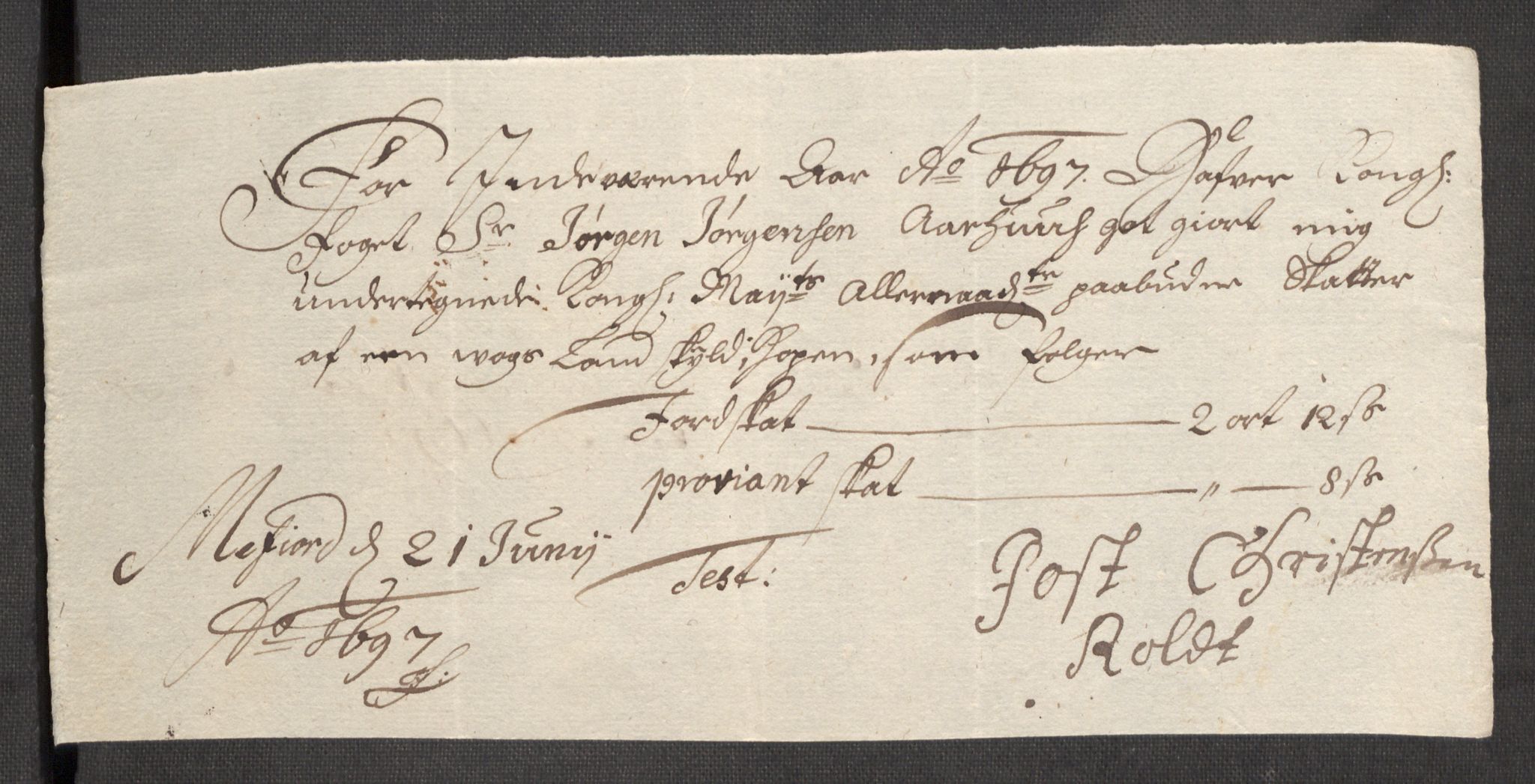 Rentekammeret inntil 1814, Reviderte regnskaper, Fogderegnskap, AV/RA-EA-4092/R68/L4754: Fogderegnskap Senja og Troms, 1697-1699, p. 50