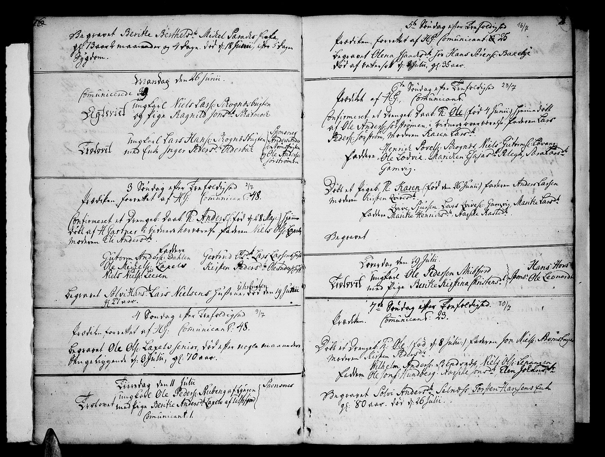 Karlsøy sokneprestembete, AV/SATØ-S-1299/H/Ha/Haa/L0001kirke: Parish register (official) no. 1, 1775-1823, p. 7-8