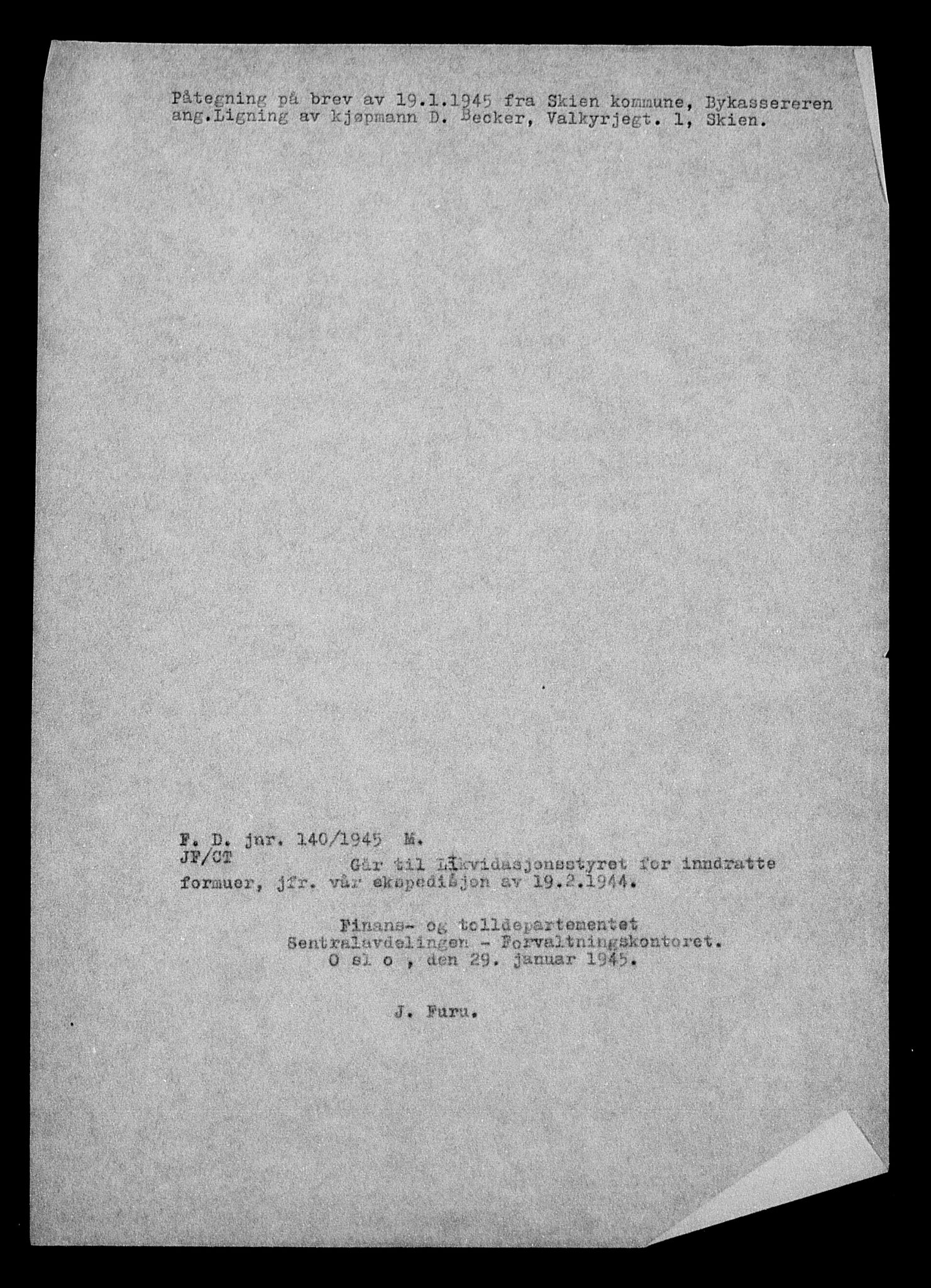 Justisdepartementet, Tilbakeføringskontoret for inndratte formuer, AV/RA-S-1564/H/Hc/Hcd/L0989: --, 1945-1947, p. 526