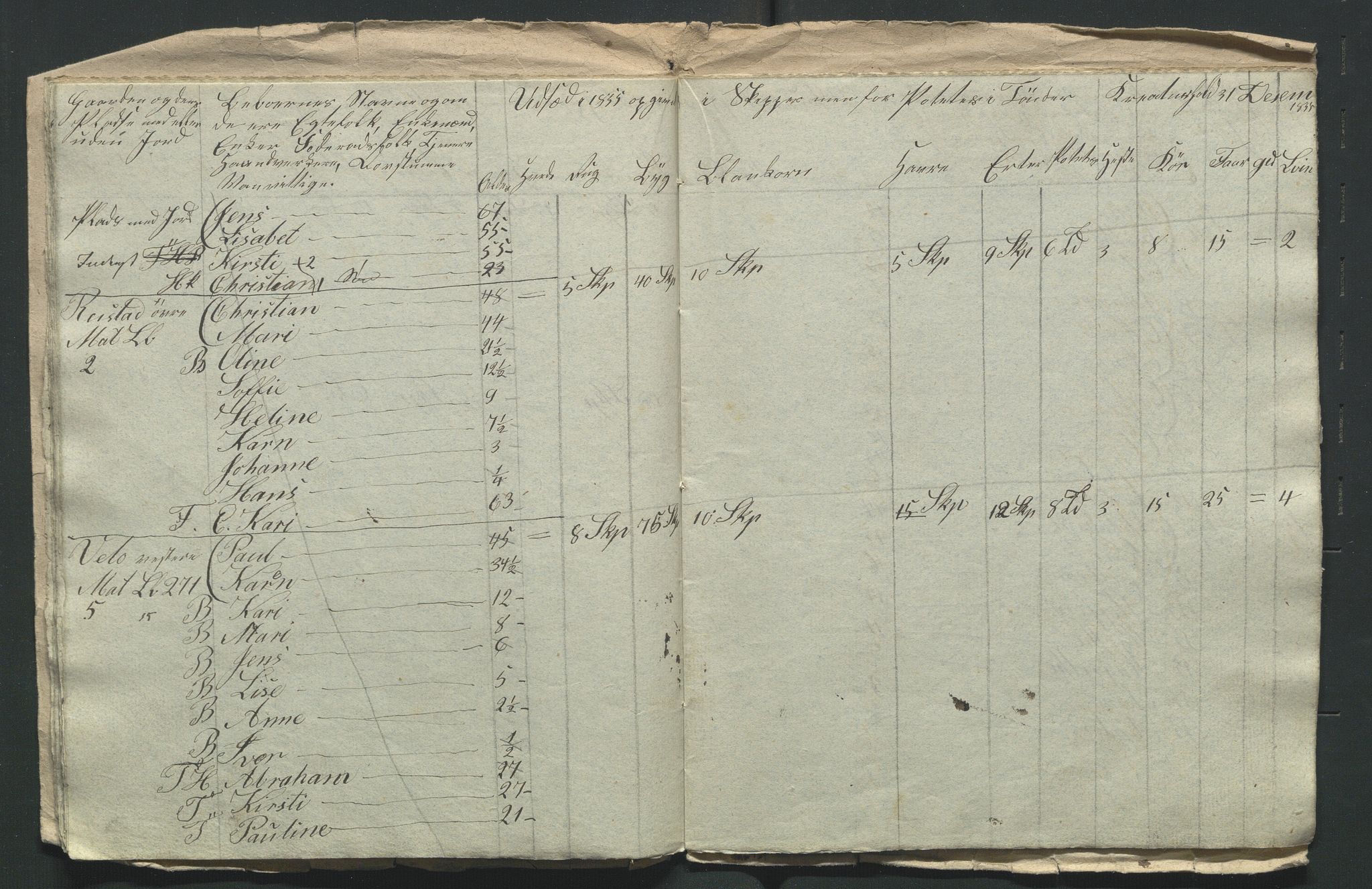 SAH, 1855 Census for Jevnaker parish, 1855, p. 116