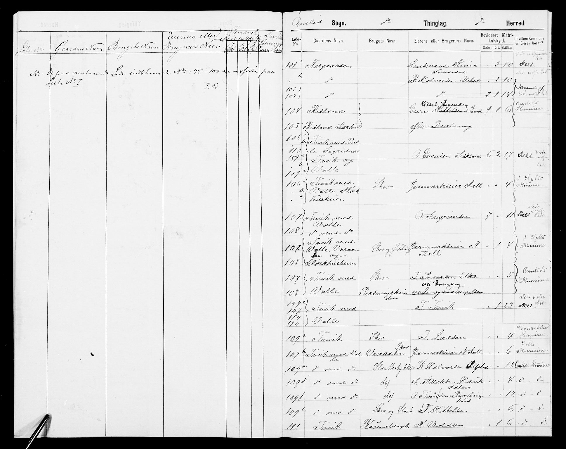 SAK, 1875 census for 0929P Åmli, 1875, p. 12