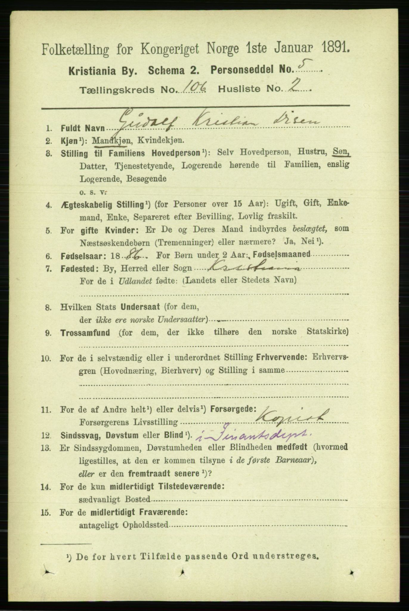 RA, 1891 census for 0301 Kristiania, 1891, p. 53829