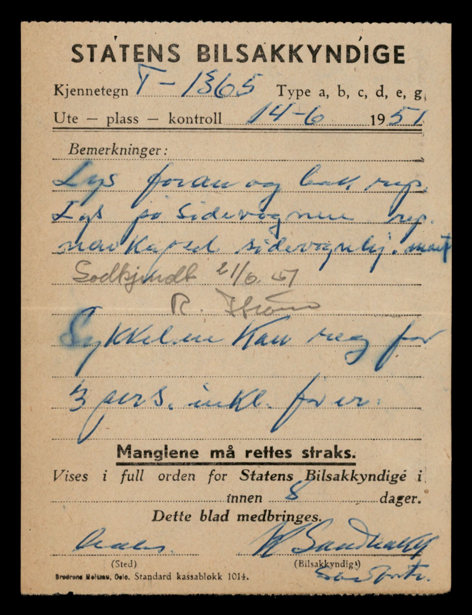 Møre og Romsdal vegkontor - Ålesund trafikkstasjon, AV/SAT-A-4099/F/Fe/L0012: Registreringskort for kjøretøy T 1290 - T 1450, 1927-1998, p. 1648
