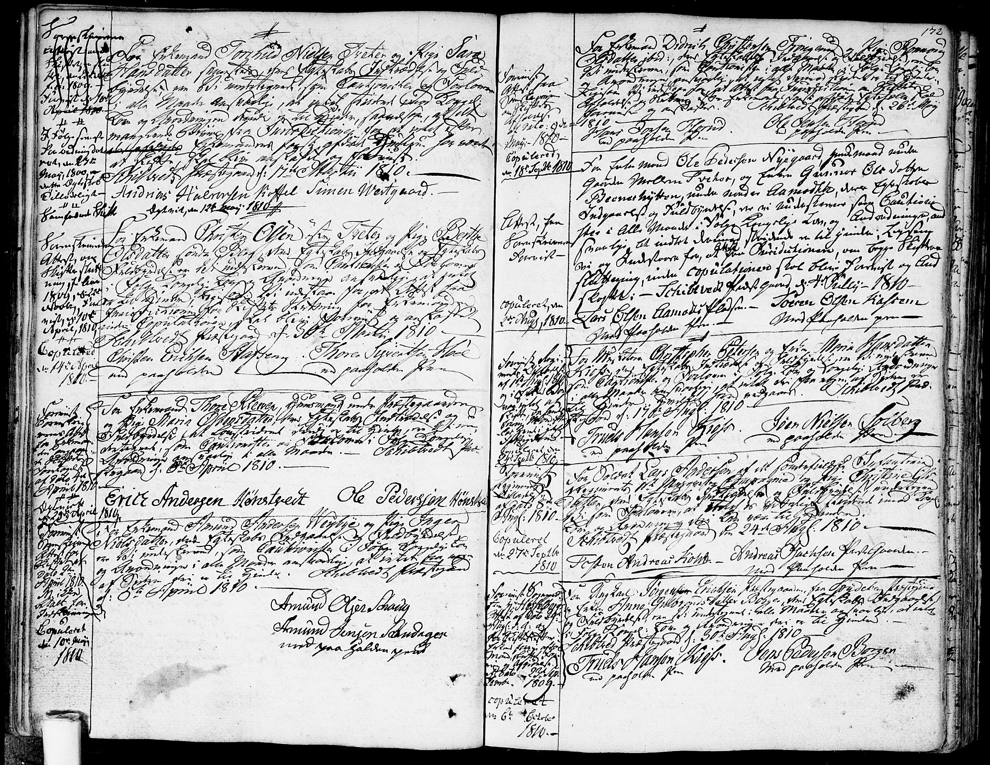 Skiptvet prestekontor Kirkebøker, AV/SAO-A-20009/F/Fa/L0004: Parish register (official) no. 4, 1794-1814, p. 172