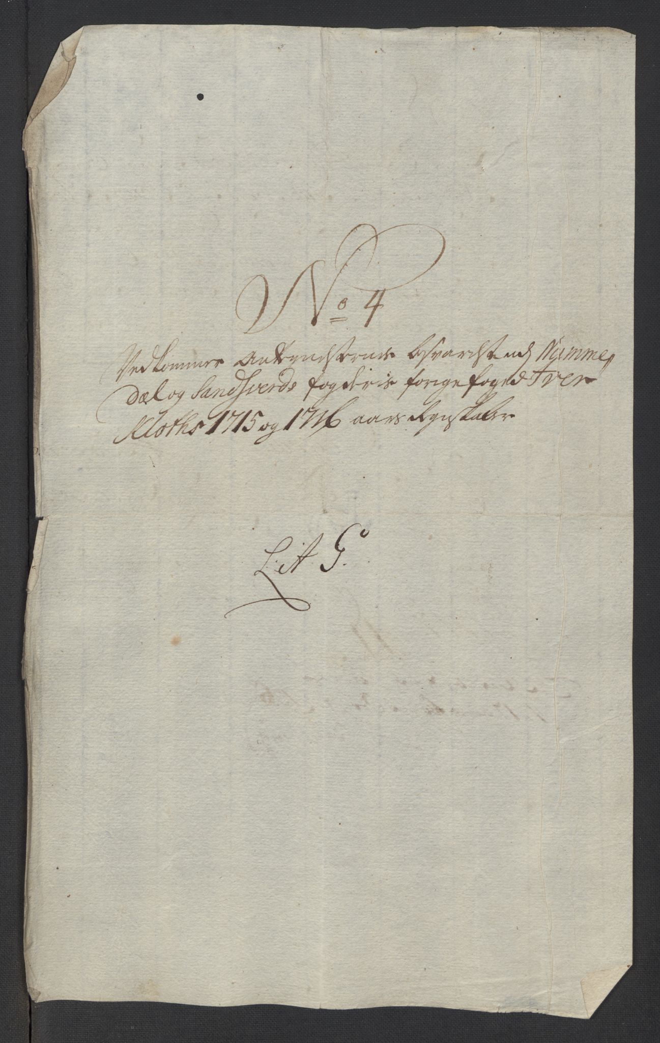 Rentekammeret inntil 1814, Reviderte regnskaper, Fogderegnskap, AV/RA-EA-4092/R24/L1592: Fogderegnskap Numedal og Sandsvær, 1716, p. 405