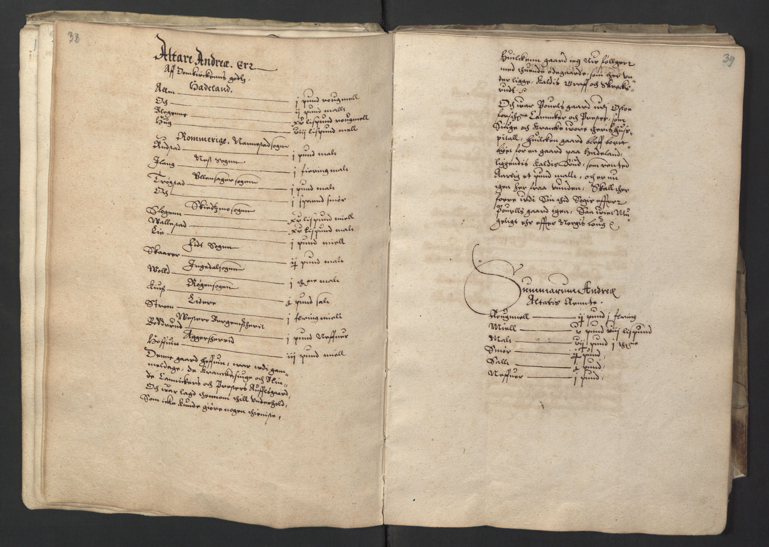 Stattholderembetet 1572-1771, AV/RA-EA-2870/Ek/L0001/0001: Jordebøker før 1624 og til utligning av garnisonsskatt 1624-1626: / Jordebok for Oslo kapitel, 1595, p. 24