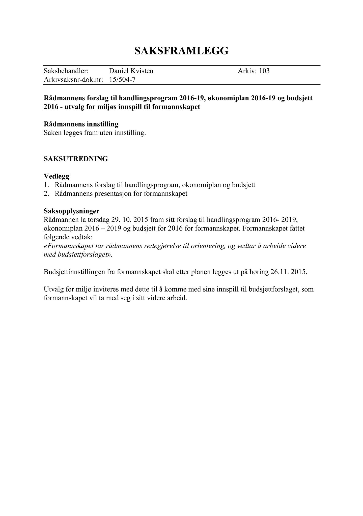 Klæbu Kommune, TRKO/KK/06-UM/L002: Utvalg for miljø - Møtedokumenter 2015, 2015, p. 6