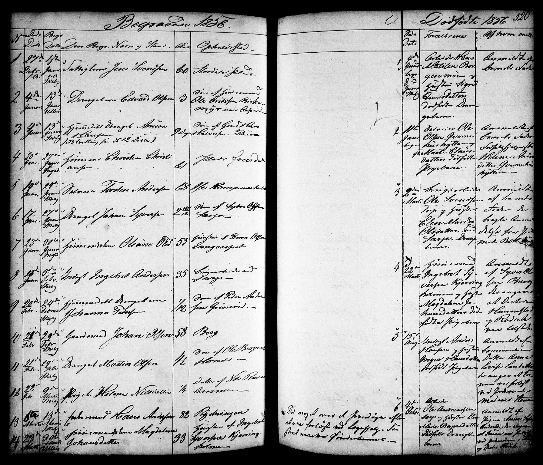 Skjeberg prestekontor Kirkebøker, SAO/A-10923/F/Fa/L0006: Parish register (official) no. I 6, 1846-1858, p. 520