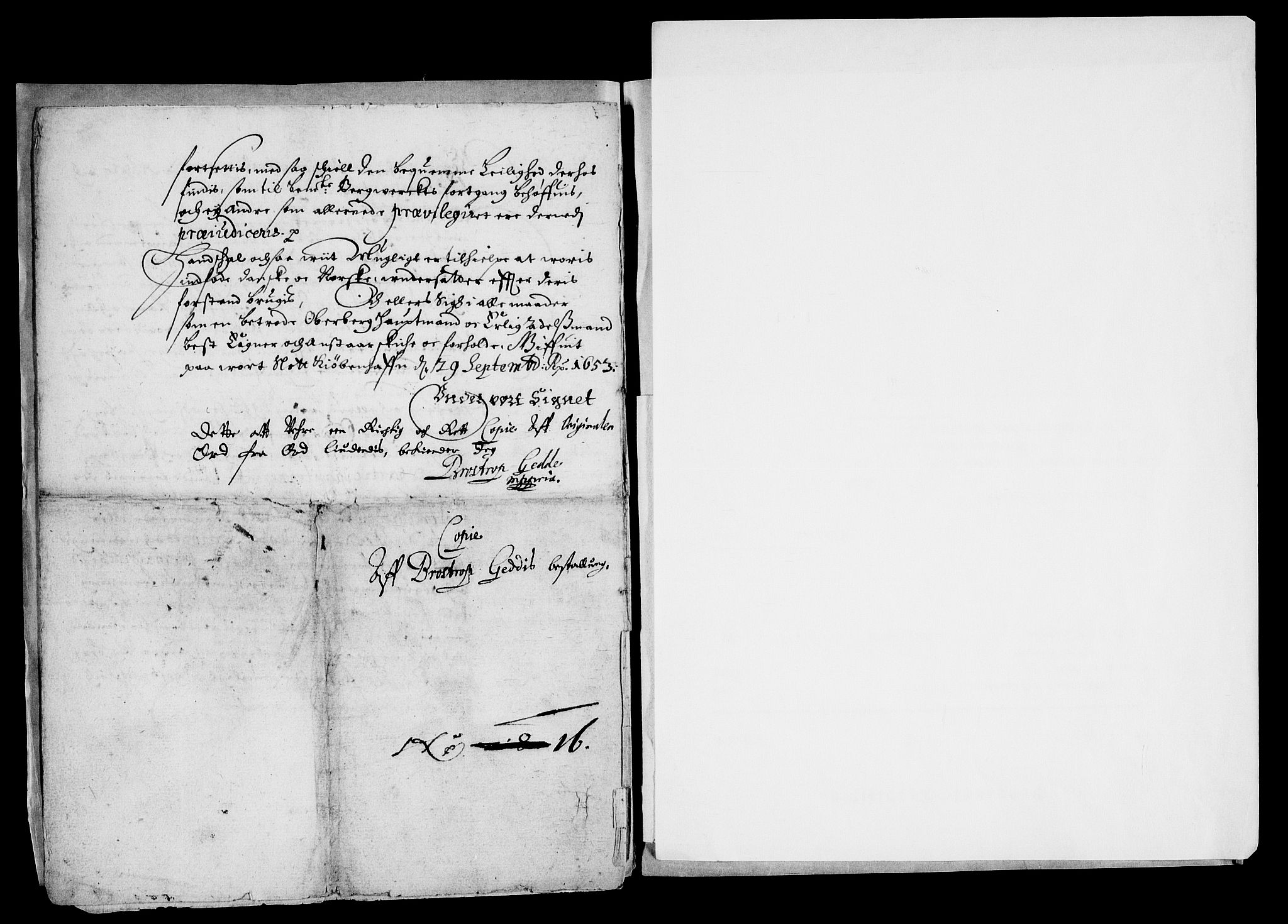 Danske Kanselli, Skapsaker, RA/EA-4061/G/L0019: Tillegg til skapsakene, 1616-1753, p. 195