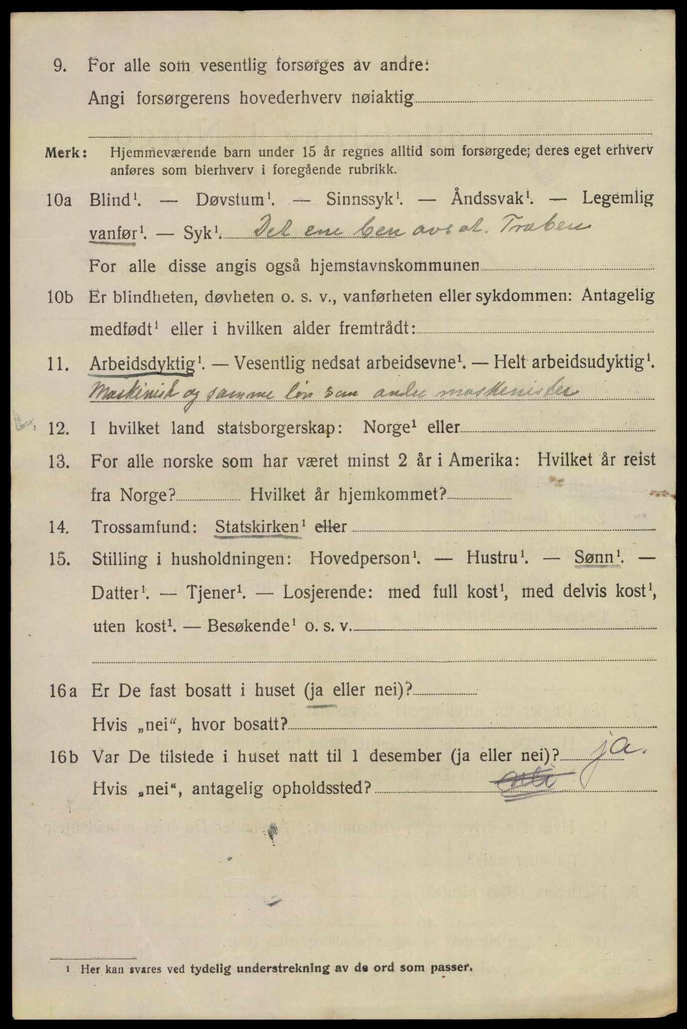 SAKO, 1920 census for Porsgrunn, 1920, p. 18896