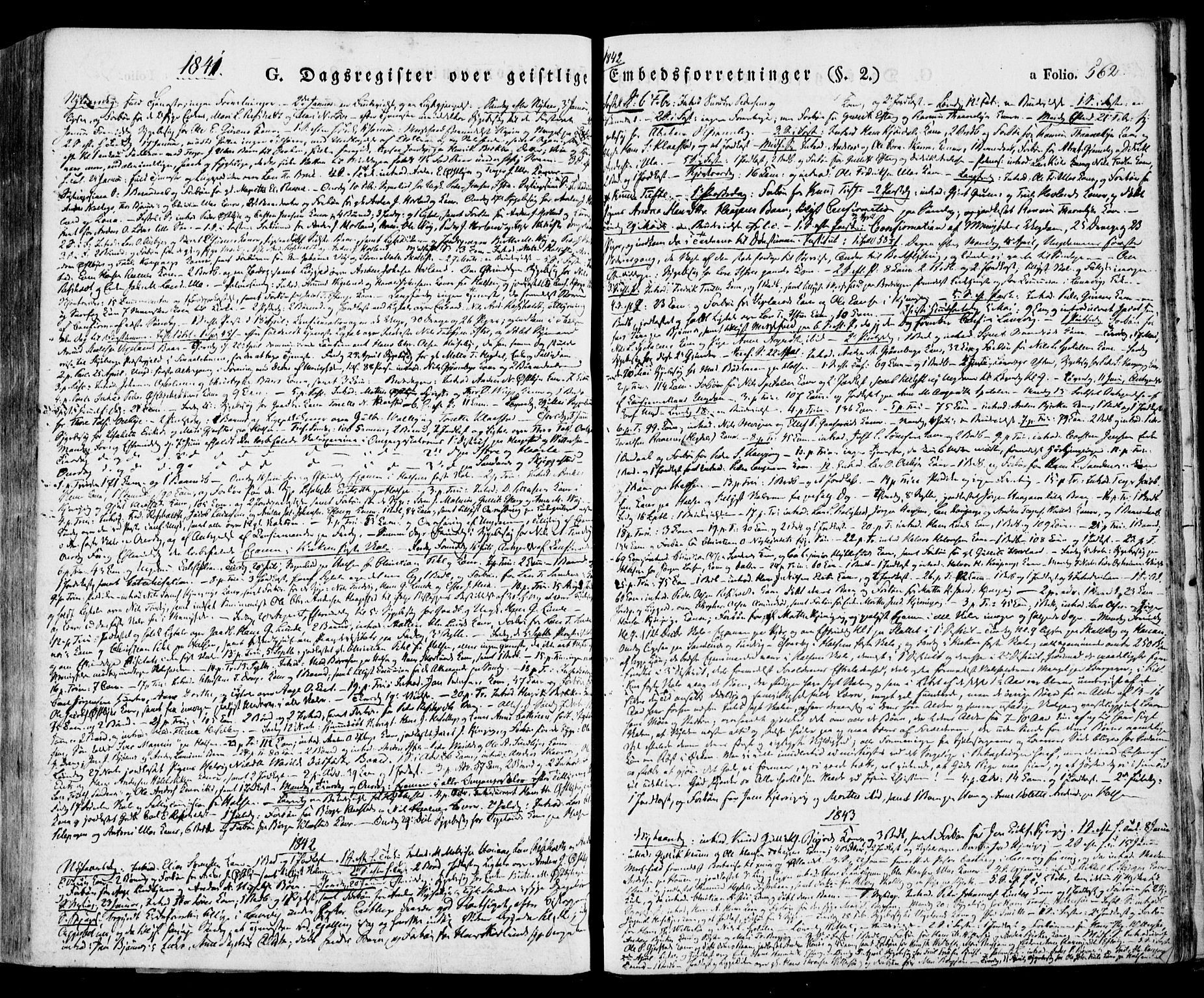 Tjølling kirkebøker, SAKO/A-60/F/Fa/L0006: Parish register (official) no. 6, 1835-1859, p. 562