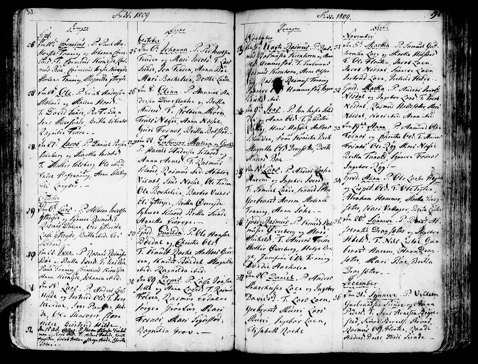 Innvik sokneprestembete, AV/SAB-A-80501: Parish register (official) no. A 1, 1750-1816, p. 192