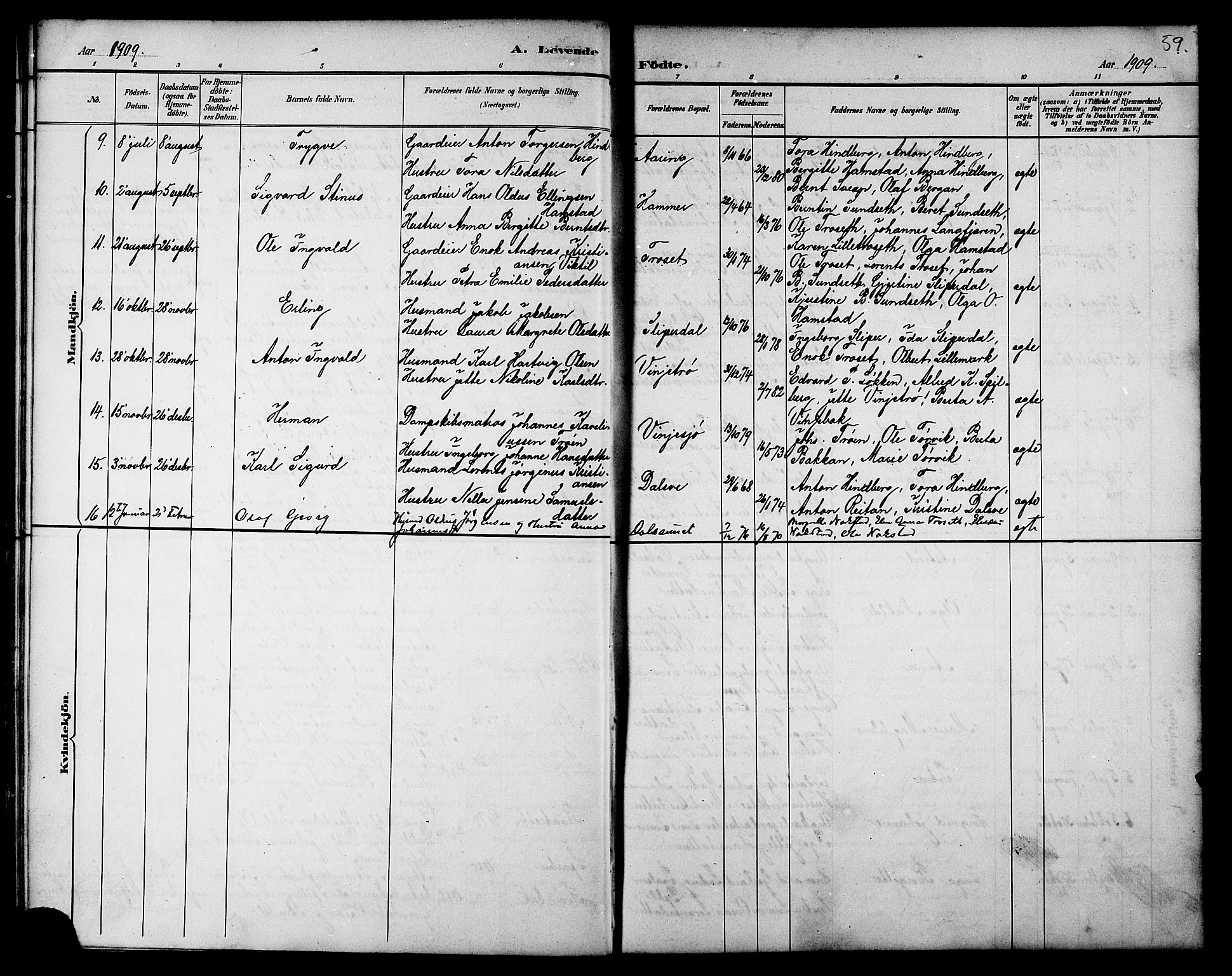 Ministerialprotokoller, klokkerbøker og fødselsregistre - Nord-Trøndelag, SAT/A-1458/733/L0327: Parish register (copy) no. 733C02, 1888-1918, p. 59