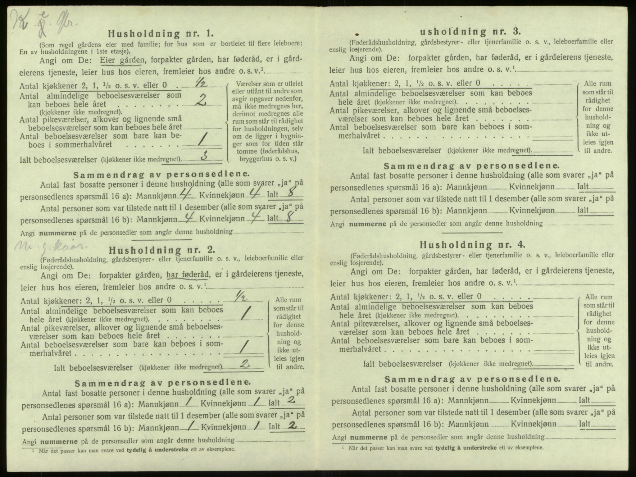 SAB, 1920 census for Alversund, 1920, p. 1102