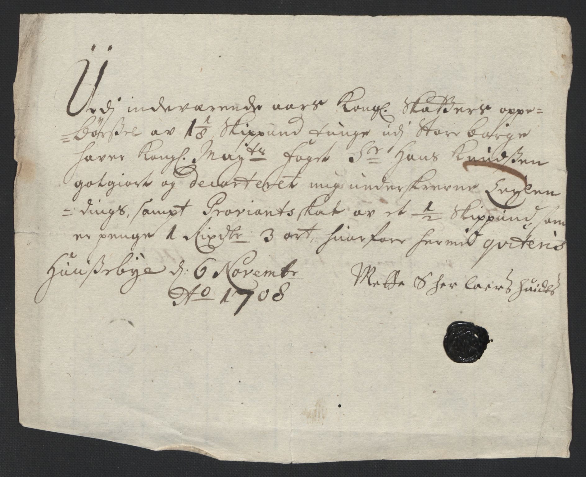 Rentekammeret inntil 1814, Reviderte regnskaper, Fogderegnskap, AV/RA-EA-4092/R04/L0134: Fogderegnskap Moss, Onsøy, Tune, Veme og Åbygge, 1707-1708, p. 396