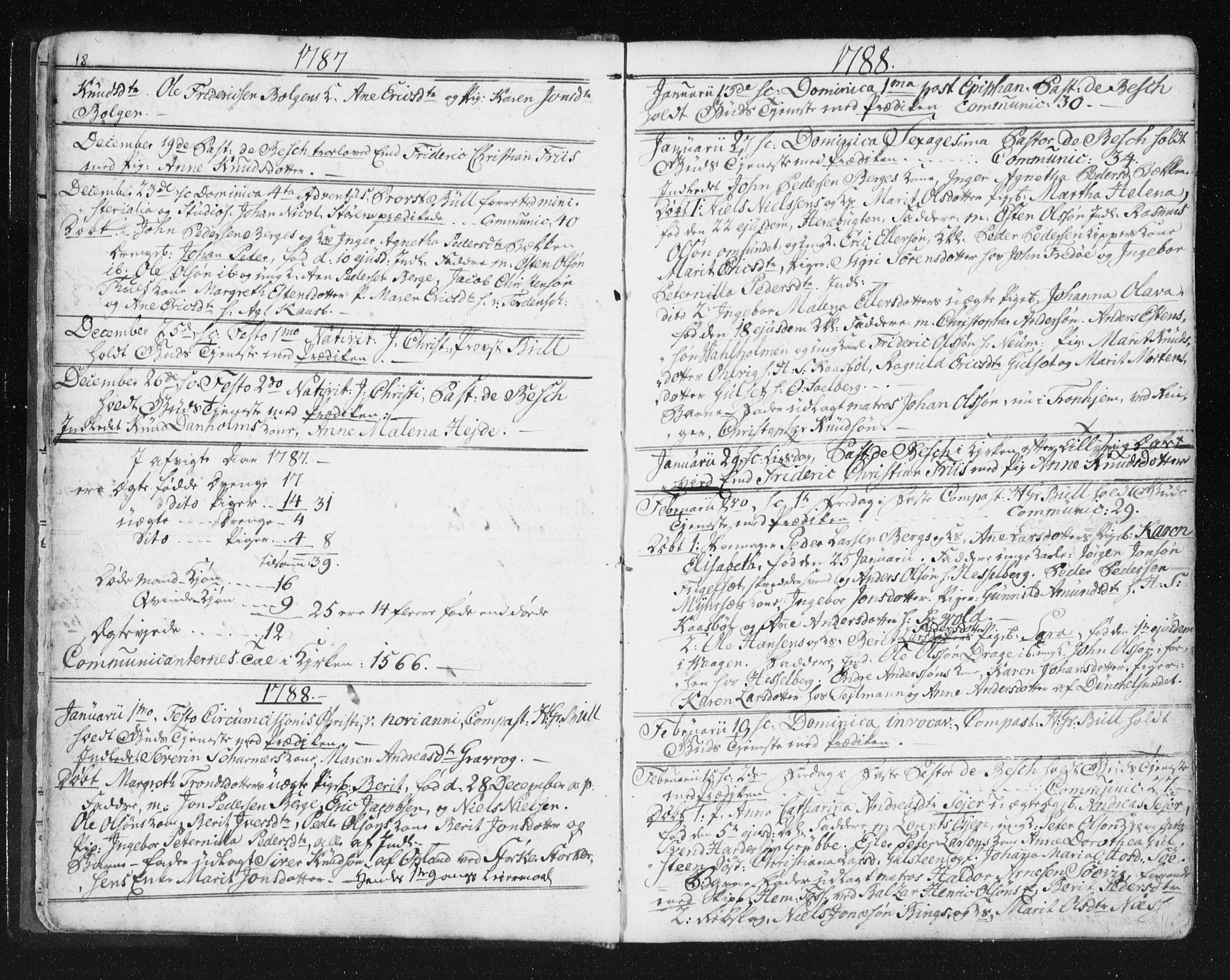 Ministerialprotokoller, klokkerbøker og fødselsregistre - Møre og Romsdal, SAT/A-1454/572/L0841: Parish register (official) no. 572A04, 1784-1819, p. 18
