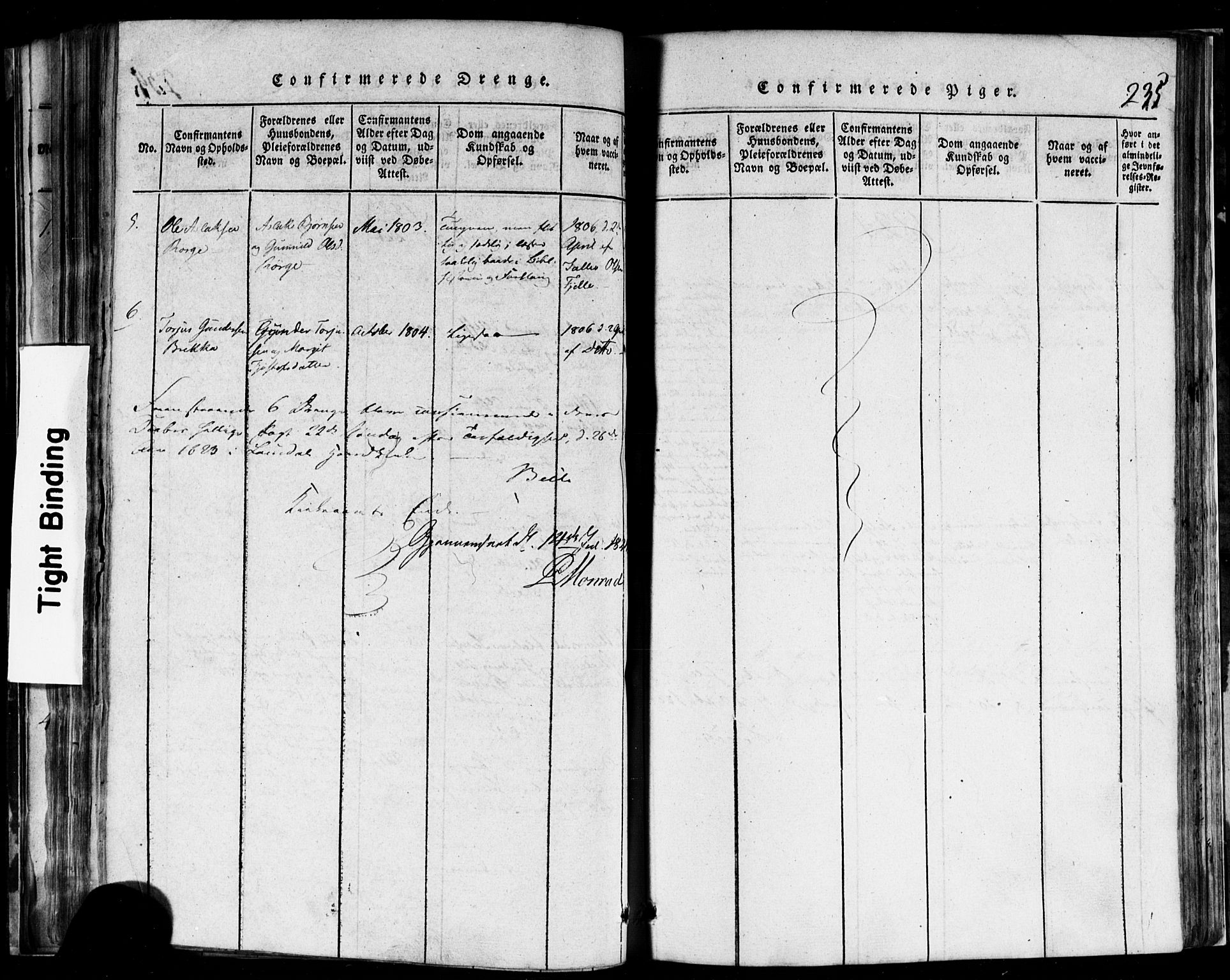 Rauland kirkebøker, SAKO/A-292/F/Fa/L0002: Parish register (official) no. 2, 1815-1860, p. 235