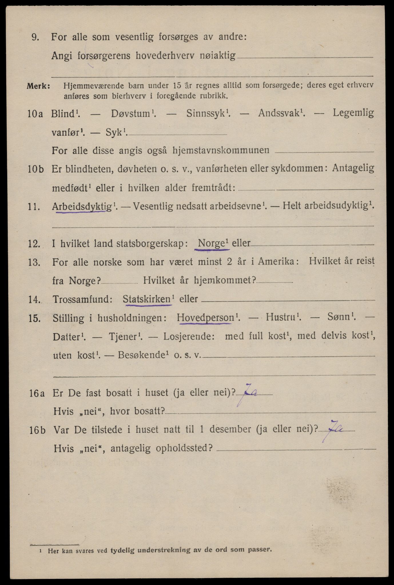 SAST, 1920 census for Stavanger, 1920, p. 82603