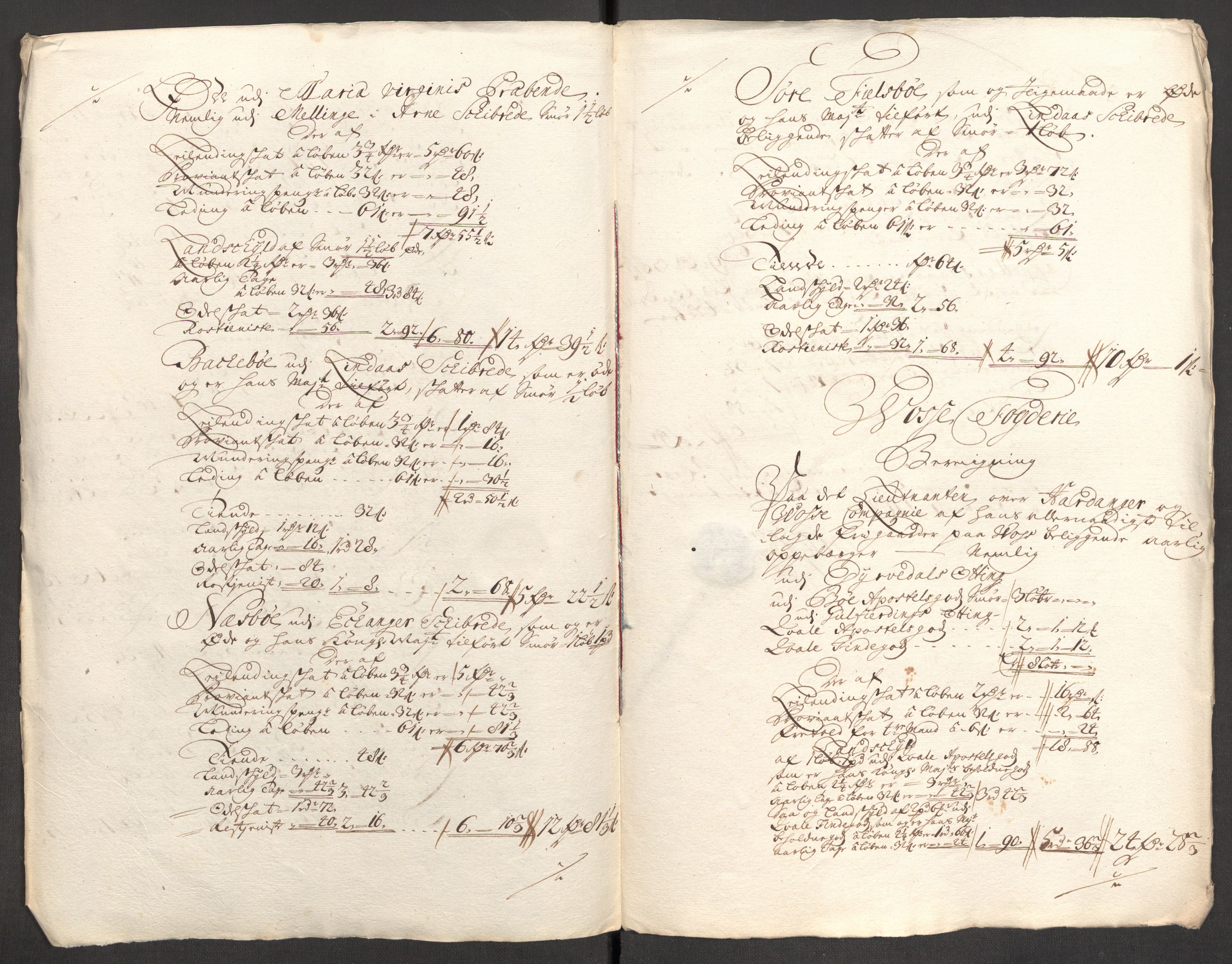 Rentekammeret inntil 1814, Reviderte regnskaper, Fogderegnskap, RA/EA-4092/R51/L3189: Fogderegnskap Nordhordland og Voss, 1708, p. 350