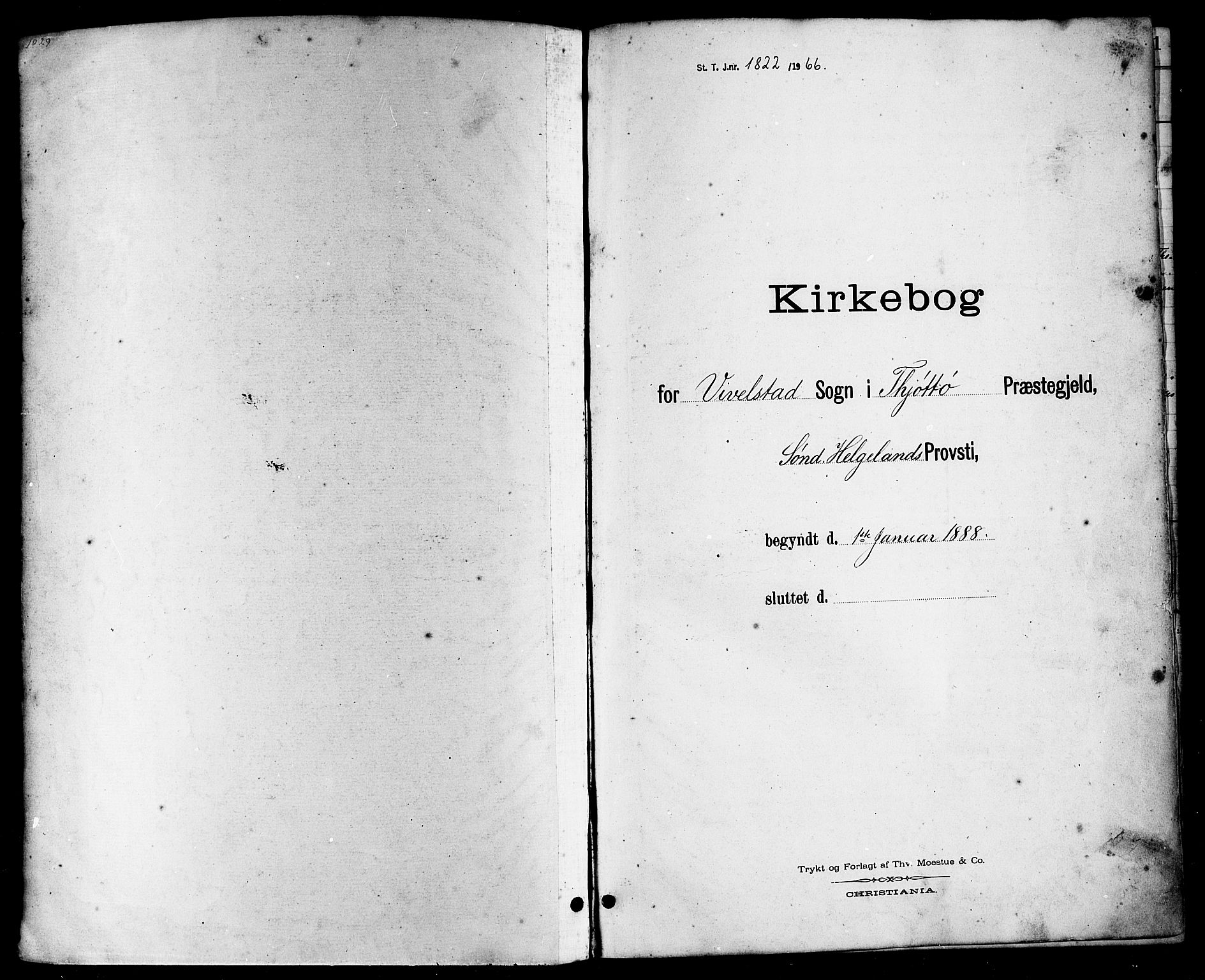 Ministerialprotokoller, klokkerbøker og fødselsregistre - Nordland, SAT/A-1459/819/L0277: Parish register (copy) no. 819C03, 1888-1917