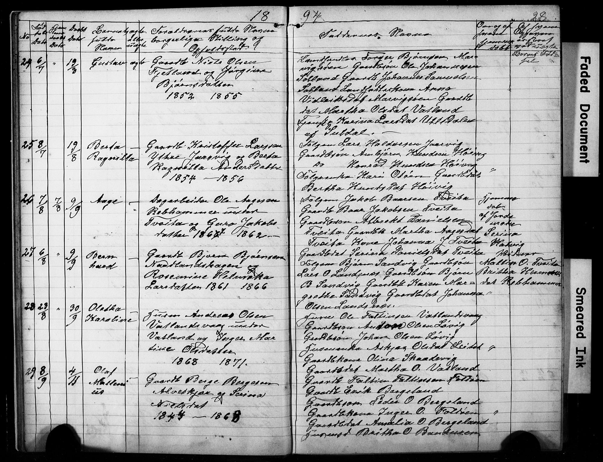 Jelsa sokneprestkontor, AV/SAST-A-101842/01/V: Parish register (copy) no. B 4, 1890-1928, p. 28