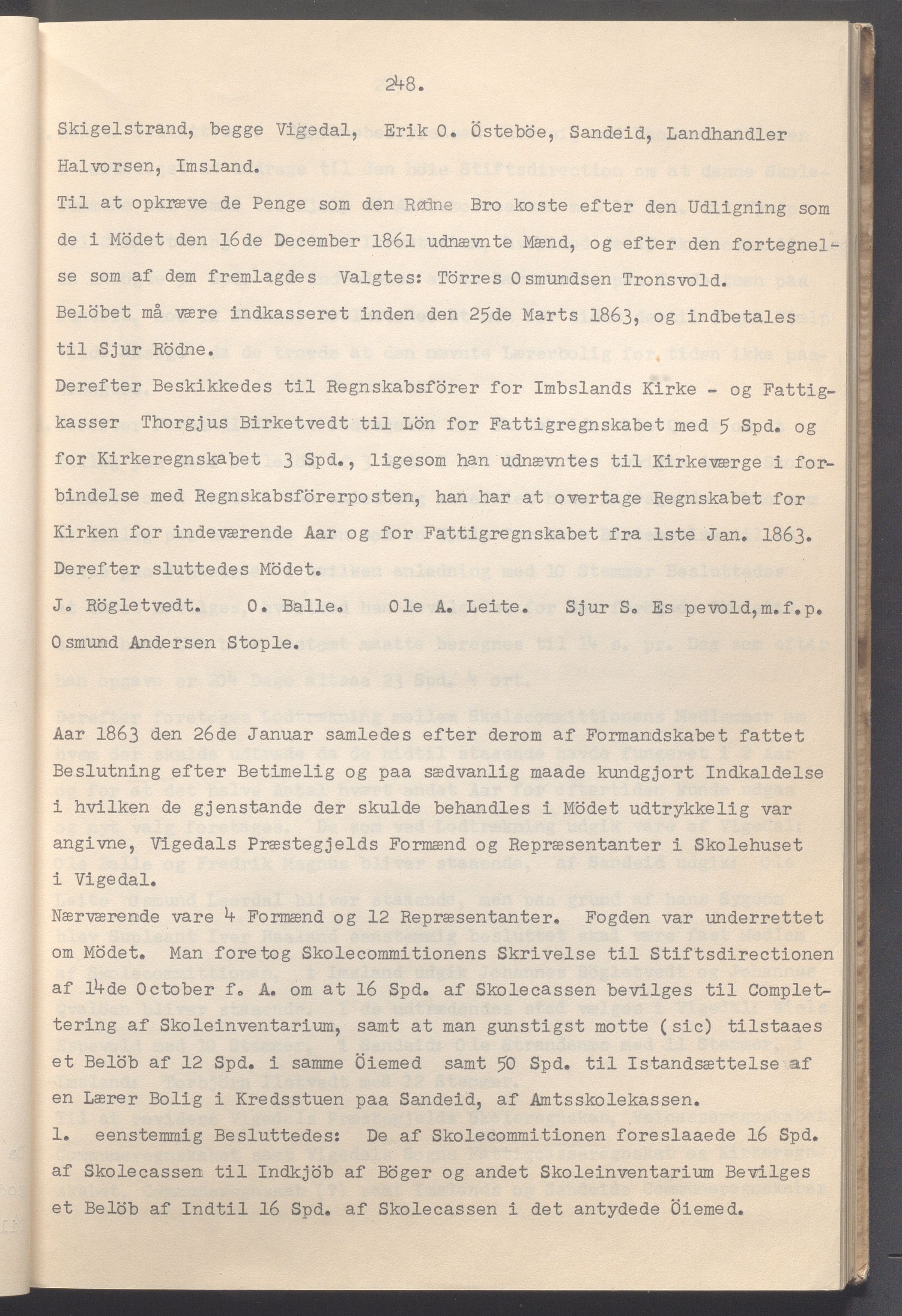 Vikedal kommune - Formannskapet, IKAR/K-100598/A/Ac/L0002: Avskrift av møtebok, 1862-1874, p. 248