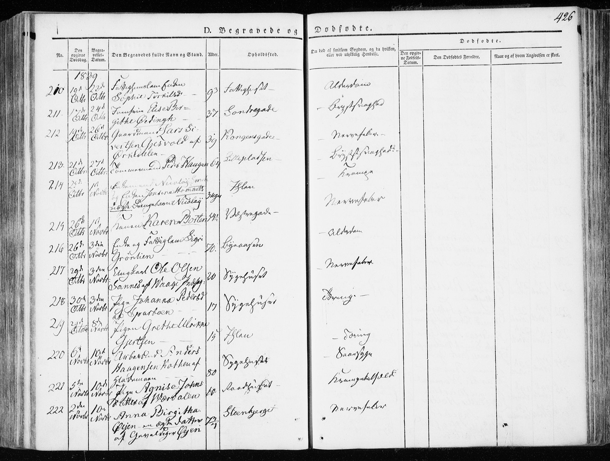 Ministerialprotokoller, klokkerbøker og fødselsregistre - Sør-Trøndelag, AV/SAT-A-1456/601/L0047: Parish register (official) no. 601A15, 1831-1839, p. 426