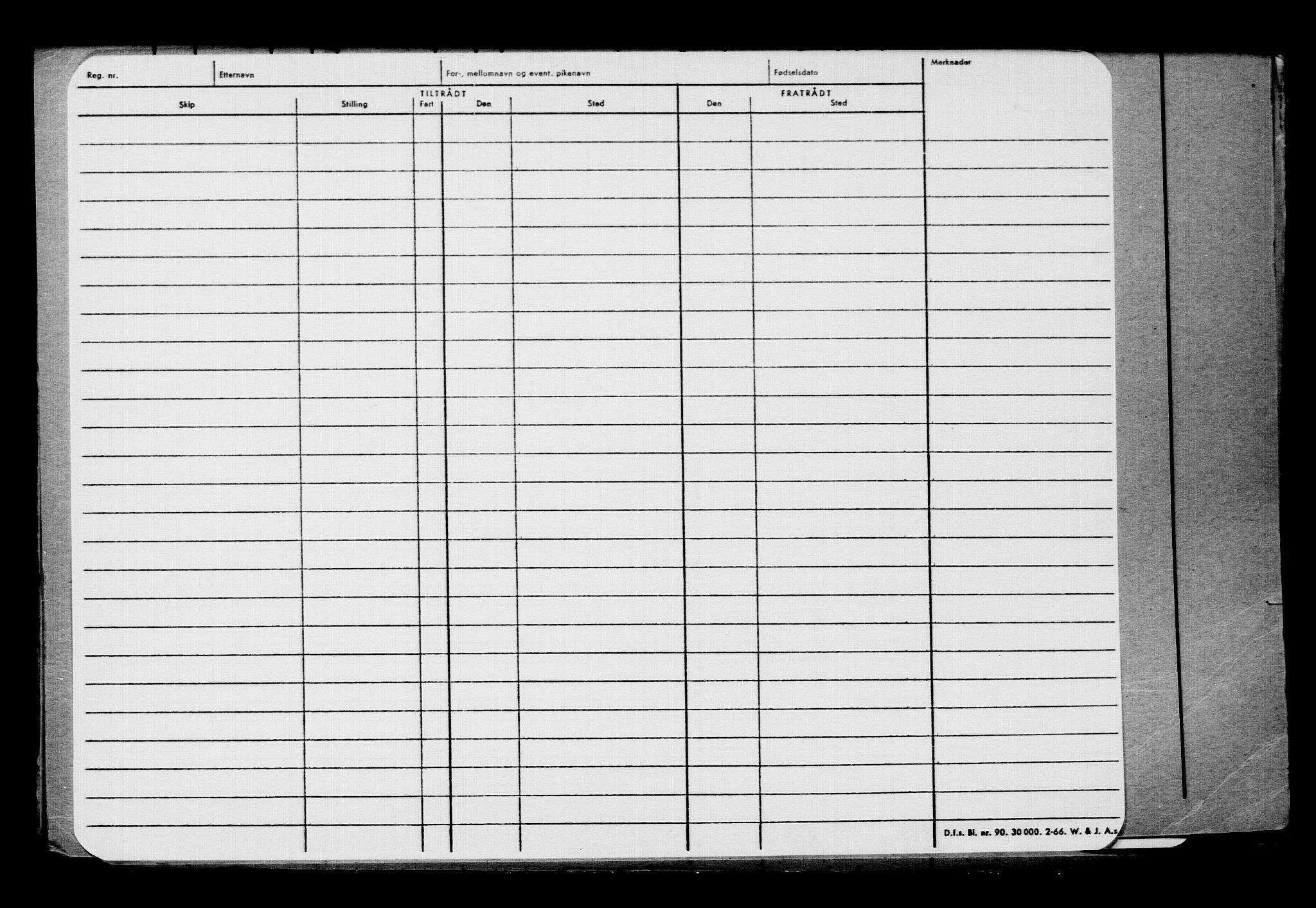 Direktoratet for sjømenn, RA/S-3545/G/Gb/L0132: Hovedkort, 1915, p. 80