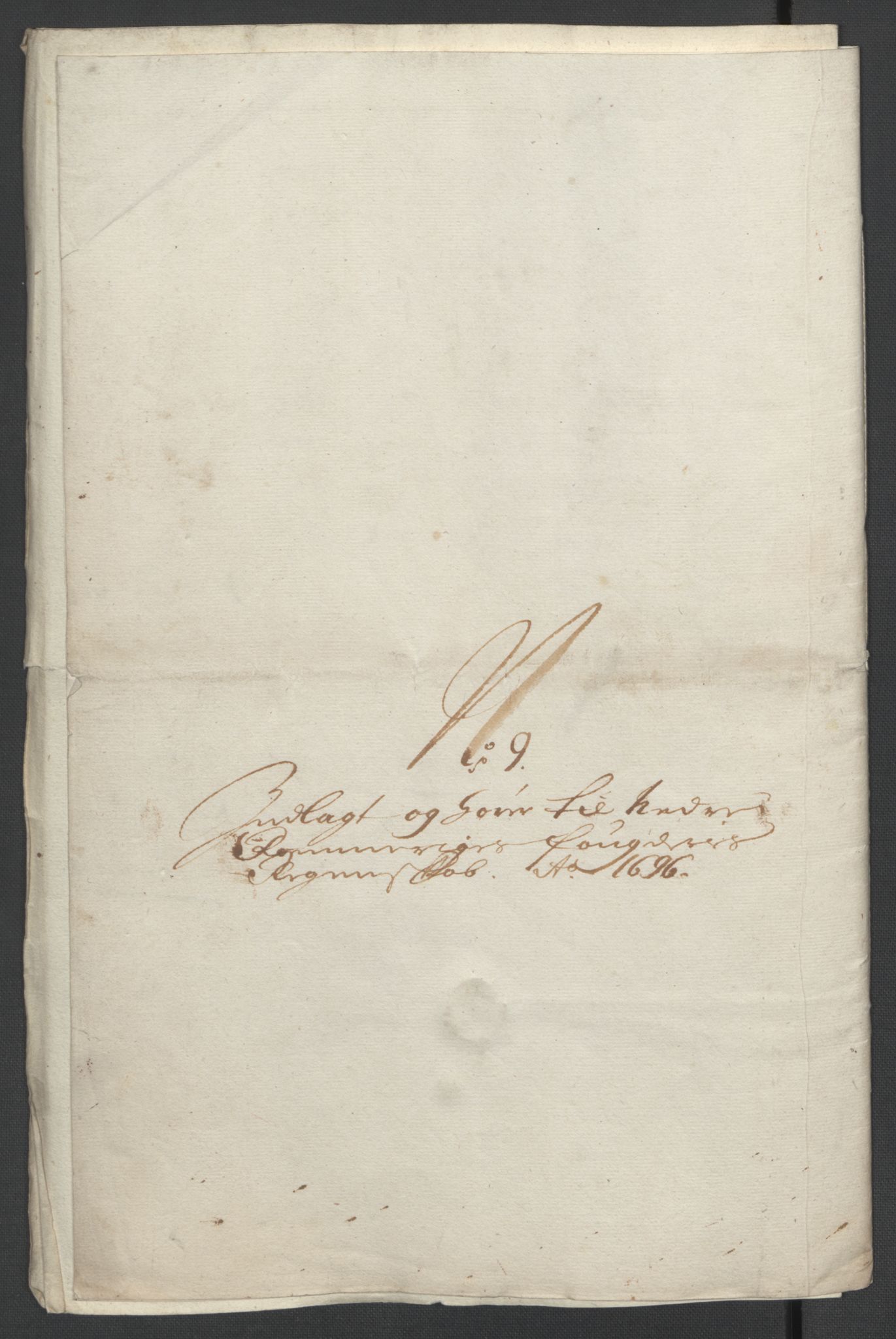 Rentekammeret inntil 1814, Reviderte regnskaper, Fogderegnskap, AV/RA-EA-4092/R11/L0580: Fogderegnskap Nedre Romerike, 1696-1697, p. 195