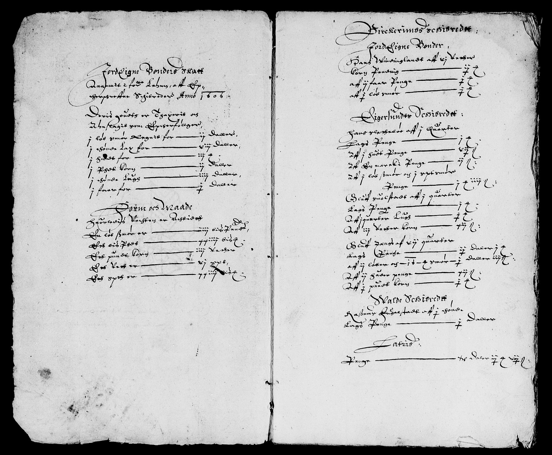 Rentekammeret inntil 1814, Reviderte regnskaper, Lensregnskaper, AV/RA-EA-5023/R/Rb/Rbs/L0002: Stavanger len, 1605-1611