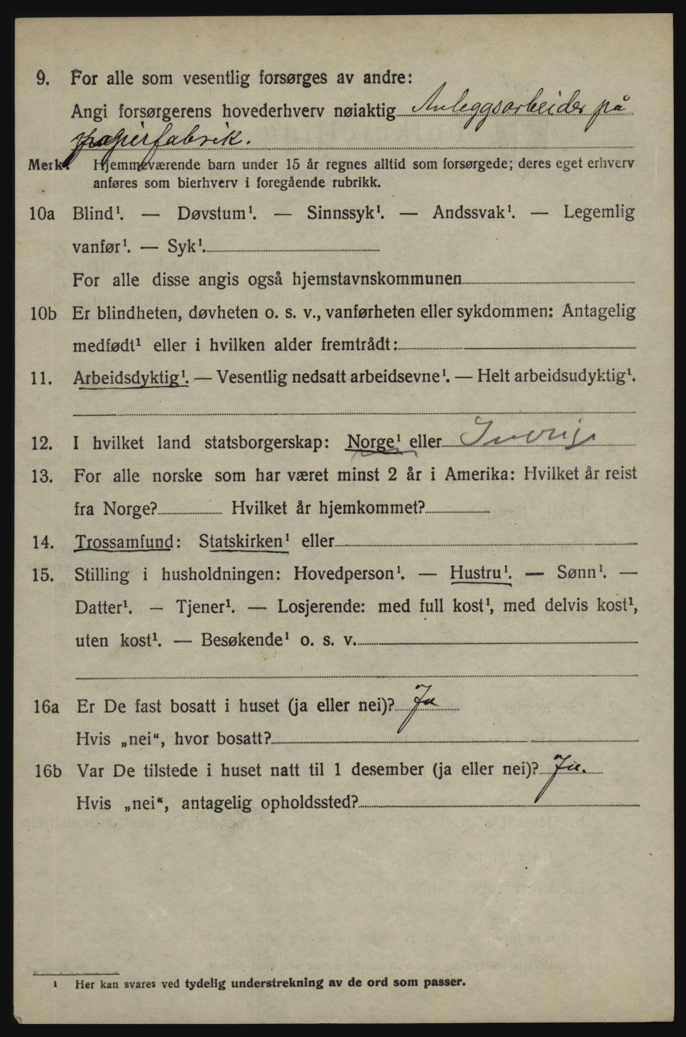 SAO, 1920 census for Skjeberg, 1920, p. 15594