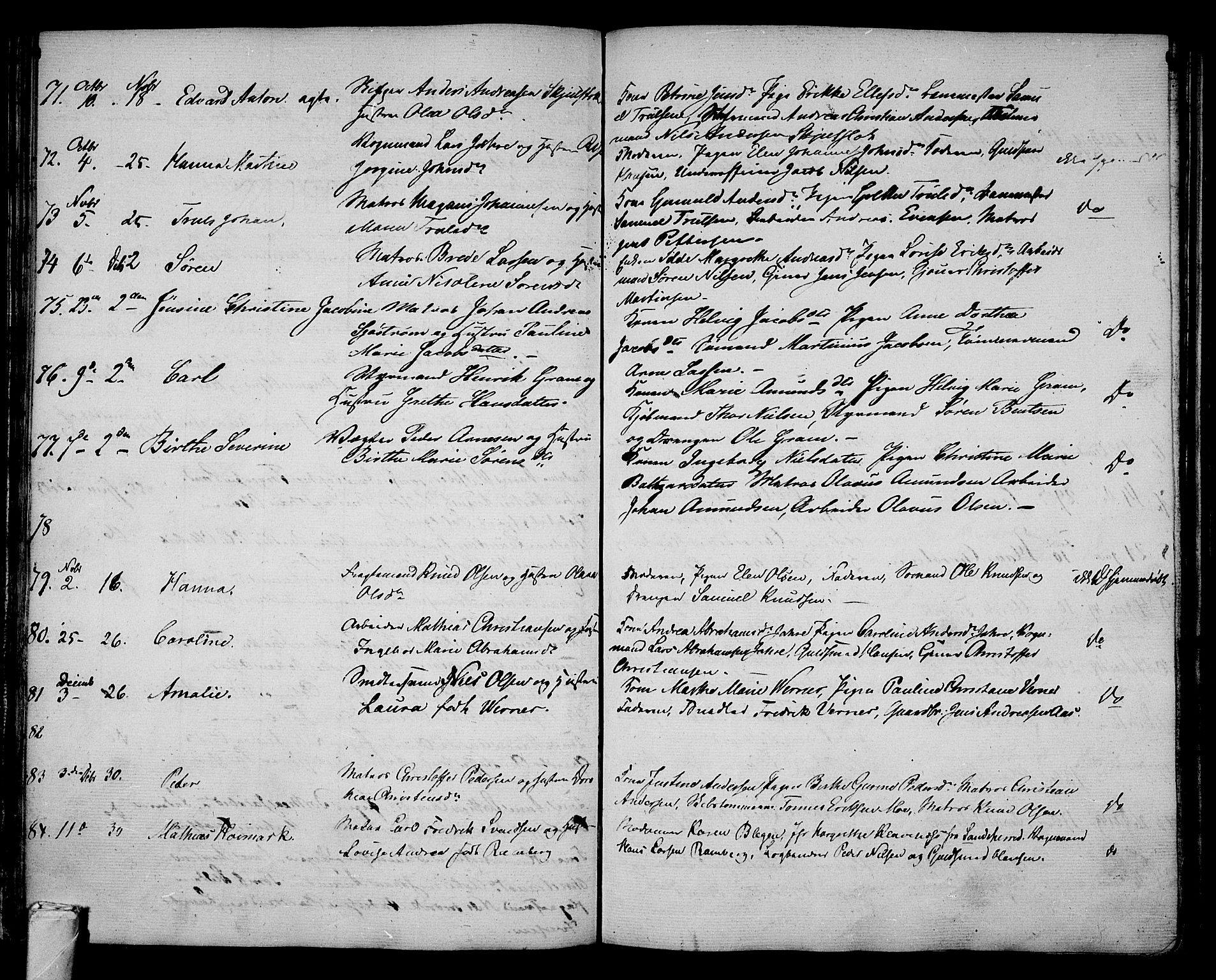 Tønsberg kirkebøker, AV/SAKO-A-330/G/Ga/L0002: Parish register (copy) no. 2, 1827-1854