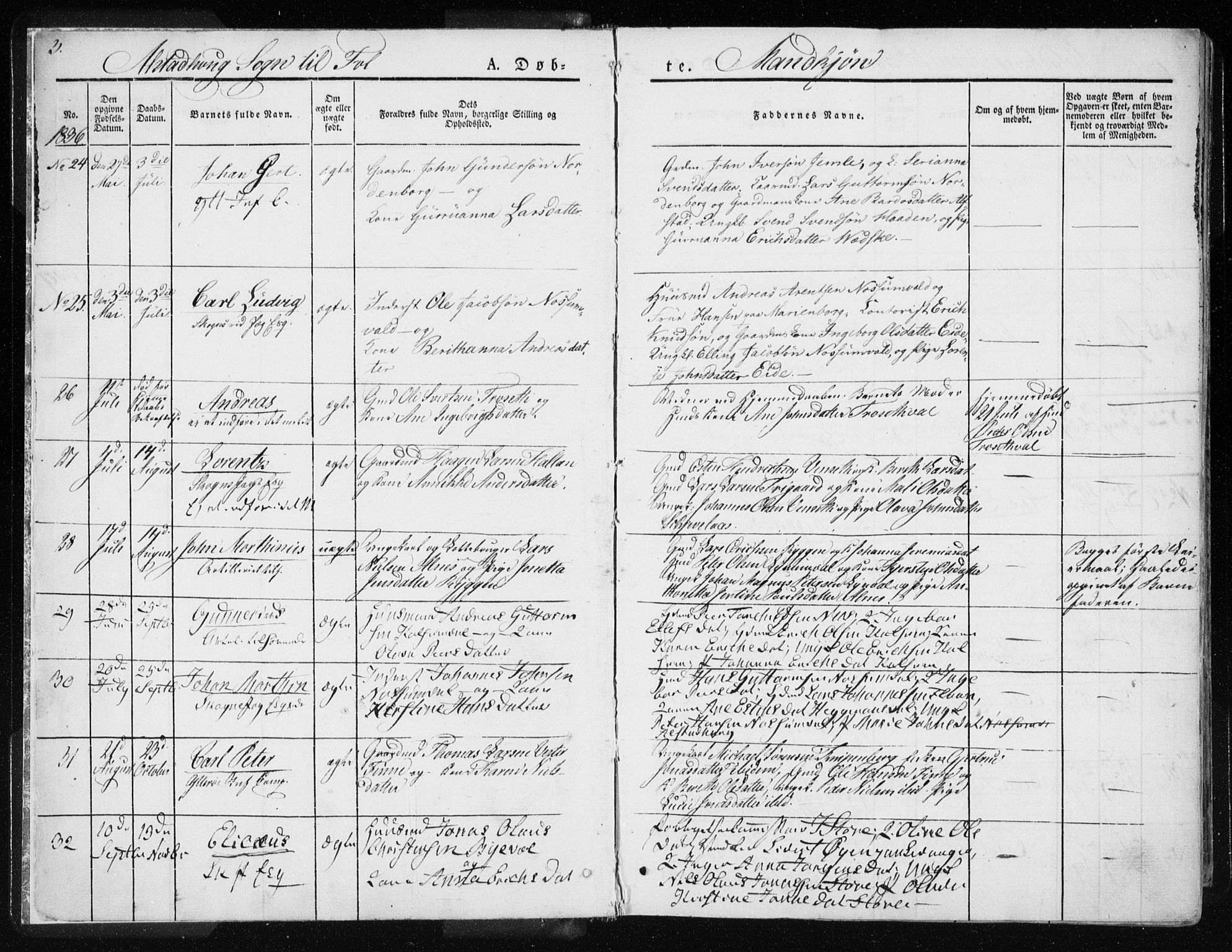 Ministerialprotokoller, klokkerbøker og fødselsregistre - Nord-Trøndelag, AV/SAT-A-1458/717/L0154: Parish register (official) no. 717A06 /1, 1836-1849, p. 3