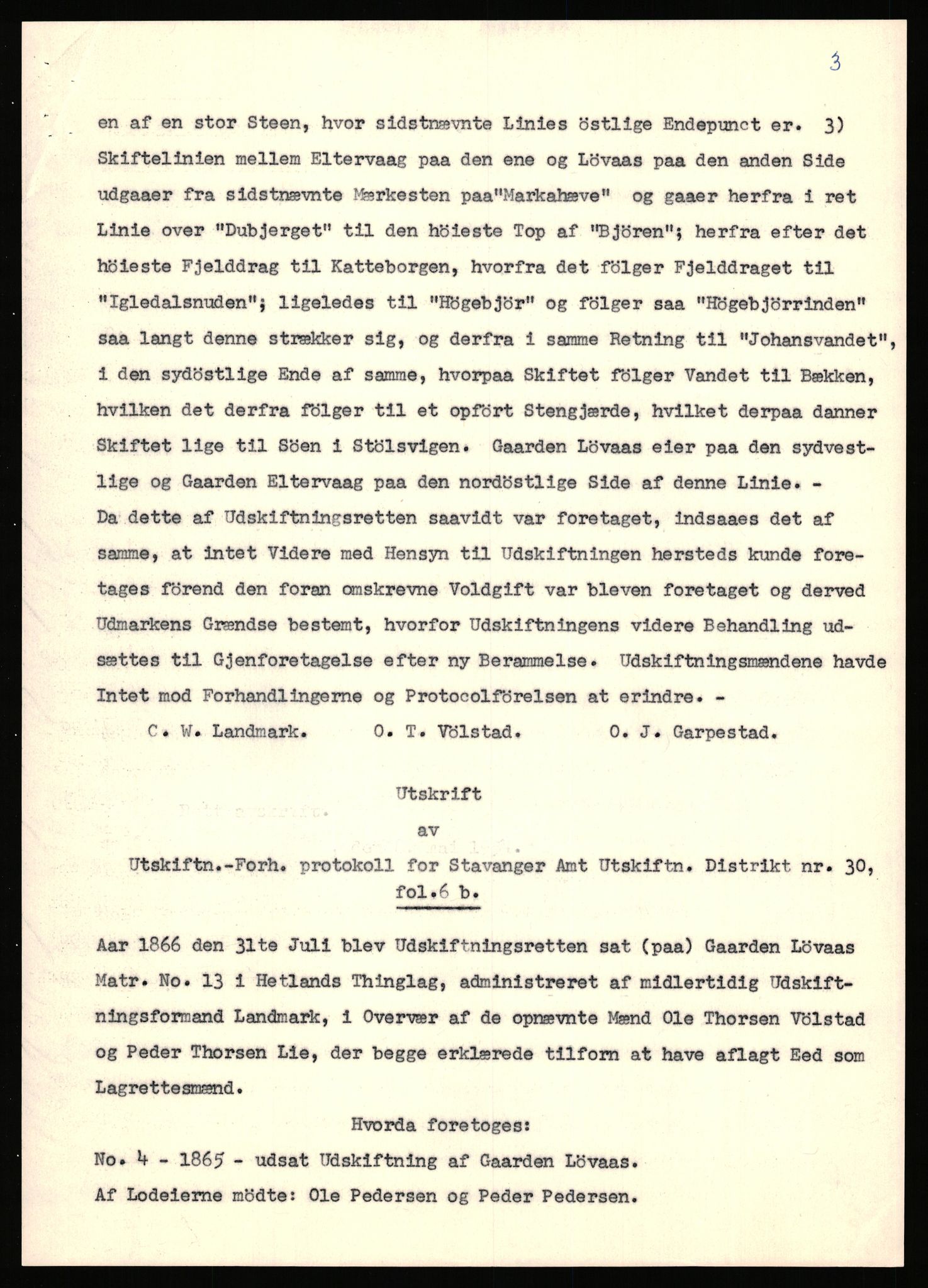 Statsarkivet i Stavanger, AV/SAST-A-101971/03/Y/Yj/L0052: Avskrifter sortert etter gårdsnavn: Landråk  - Leidland, 1750-1930, p. 460