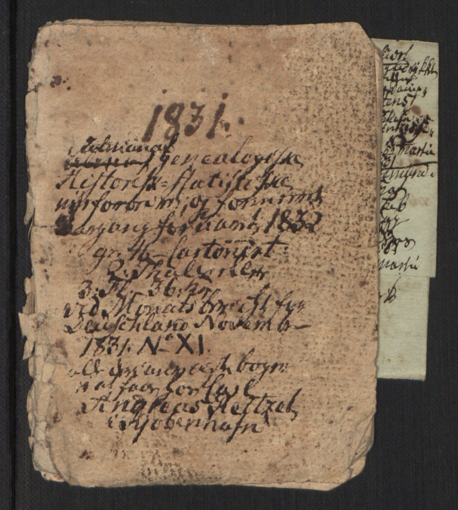 Mørch, Andreas Jensen, AV/RA-PA-0004/F/L0001: Brev, avskrifter, familiedokumenter m.v., 1345-1834, p. 99