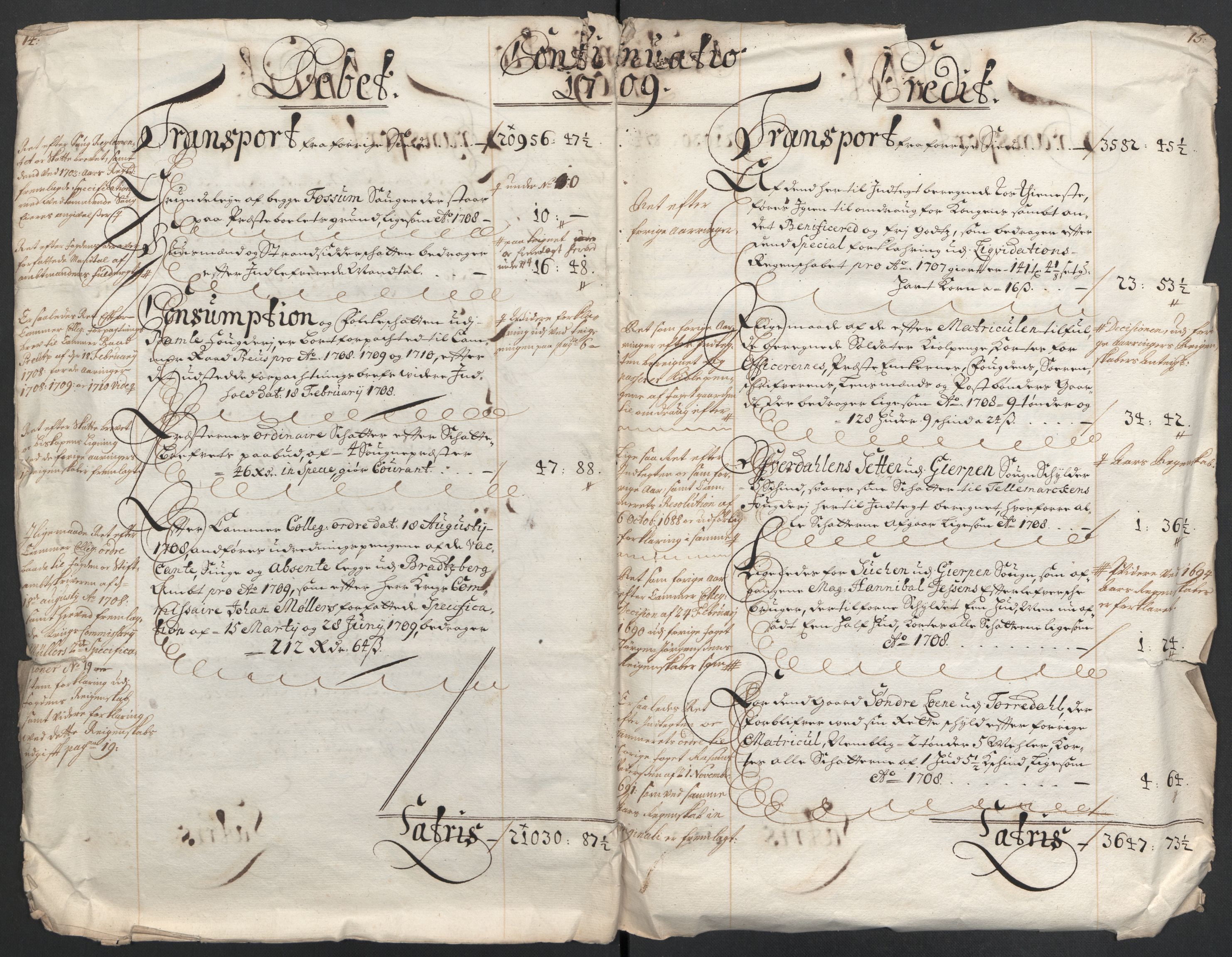 Rentekammeret inntil 1814, Reviderte regnskaper, Fogderegnskap, AV/RA-EA-4092/R36/L2118: Fogderegnskap Øvre og Nedre Telemark og Bamble, 1708-1709, p. 160