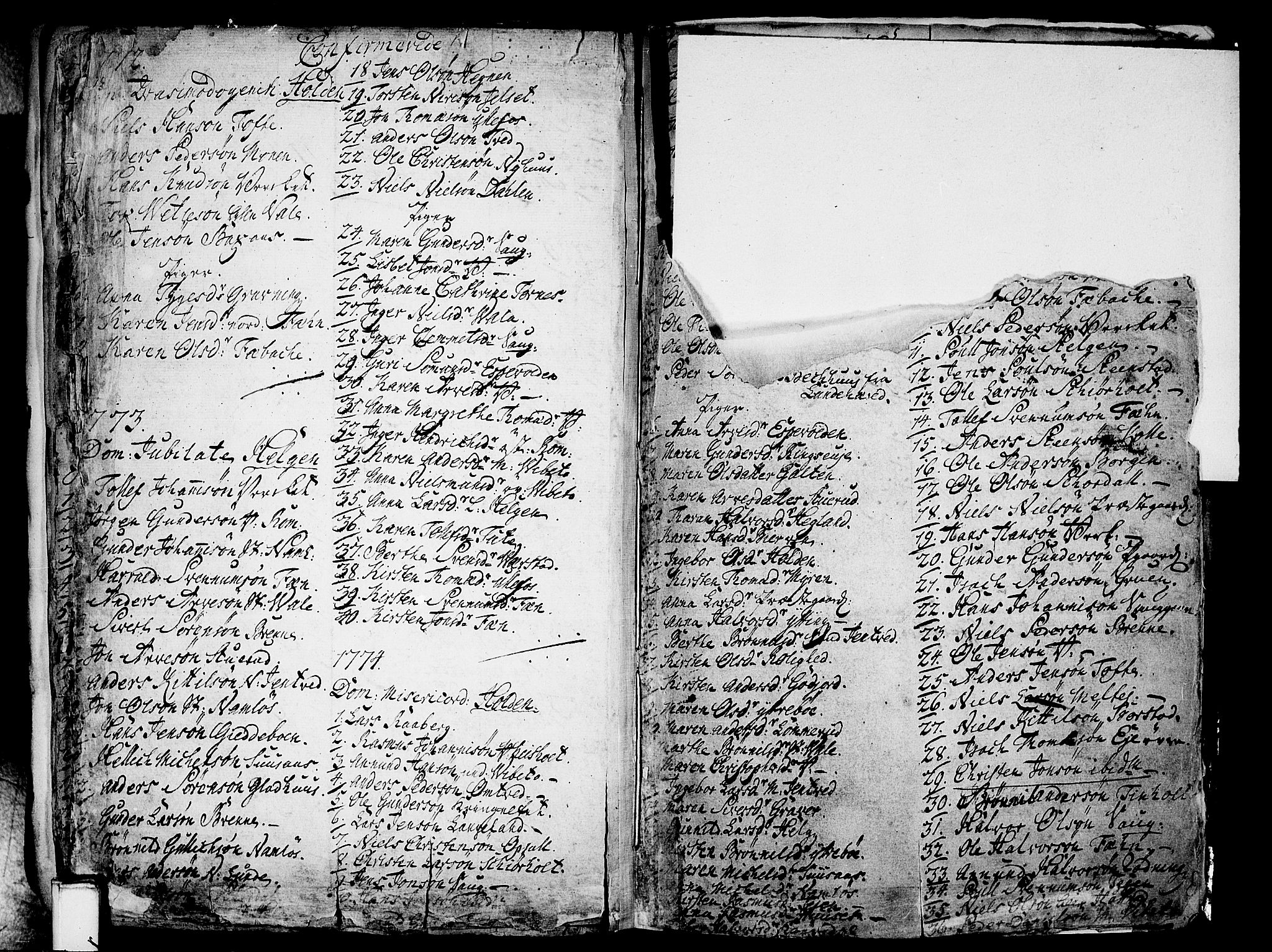 Holla kirkebøker, SAKO/A-272/F/Fa/L0001: Parish register (official) no. 1, 1717-1779, p. 274