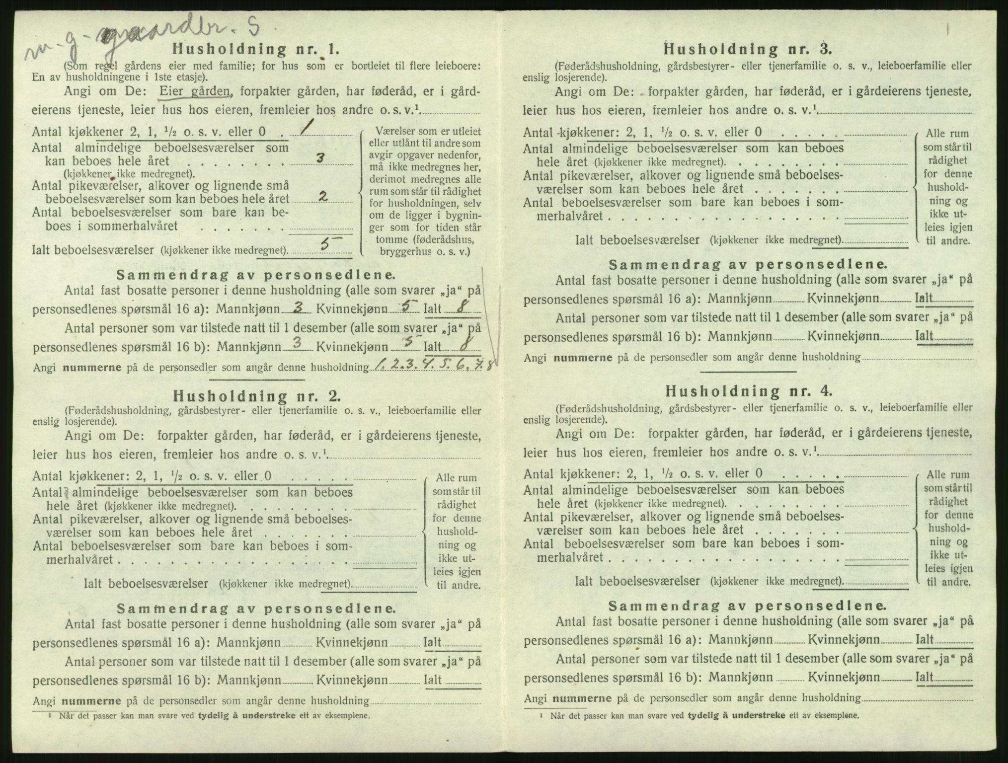 SAT, 1920 census for Valsøyfjord, 1920, p. 444