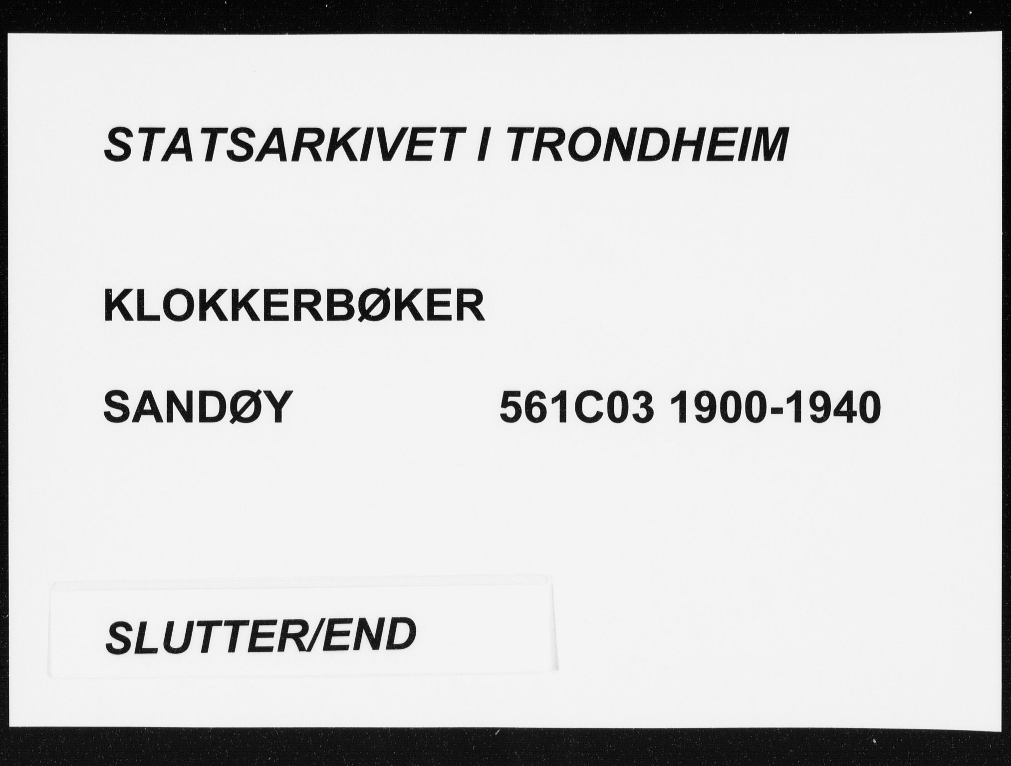 Ministerialprotokoller, klokkerbøker og fødselsregistre - Møre og Romsdal, AV/SAT-A-1454/561/L0733: Parish register (copy) no. 561C03, 1900-1940