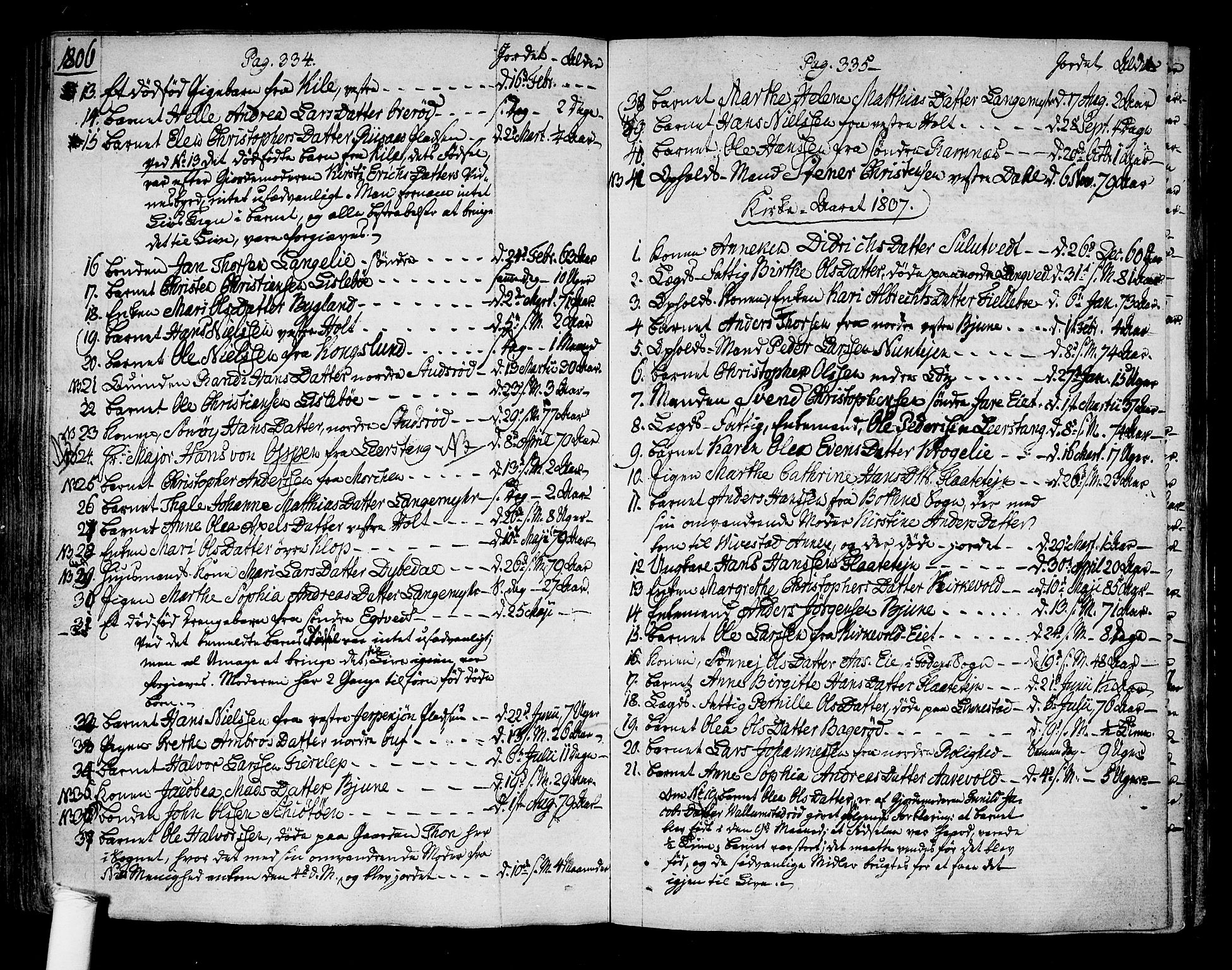 Ramnes kirkebøker, SAKO/A-314/F/Fa/L0003: Parish register (official) no. I 3, 1790-1813, p. 334-335