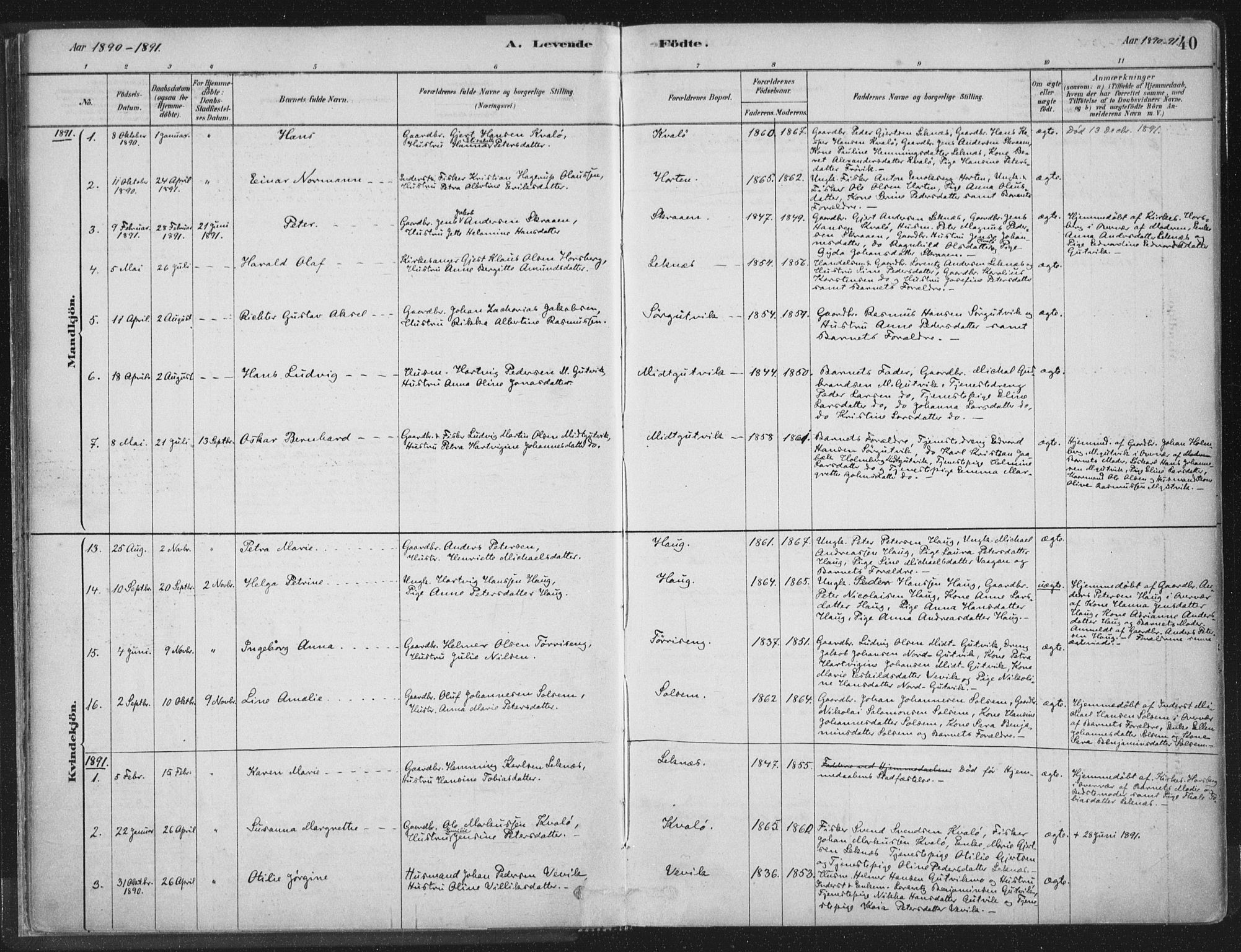 Ministerialprotokoller, klokkerbøker og fødselsregistre - Nord-Trøndelag, SAT/A-1458/788/L0697: Parish register (official) no. 788A04, 1878-1902, p. 40