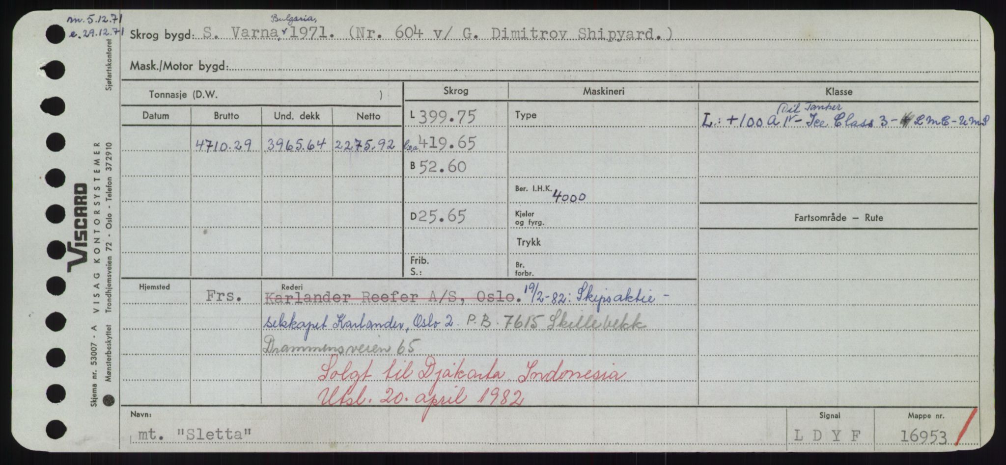 Sjøfartsdirektoratet med forløpere, Skipsmålingen, AV/RA-S-1627/H/Hd/L0034: Fartøy, Sk-Slå, p. 441