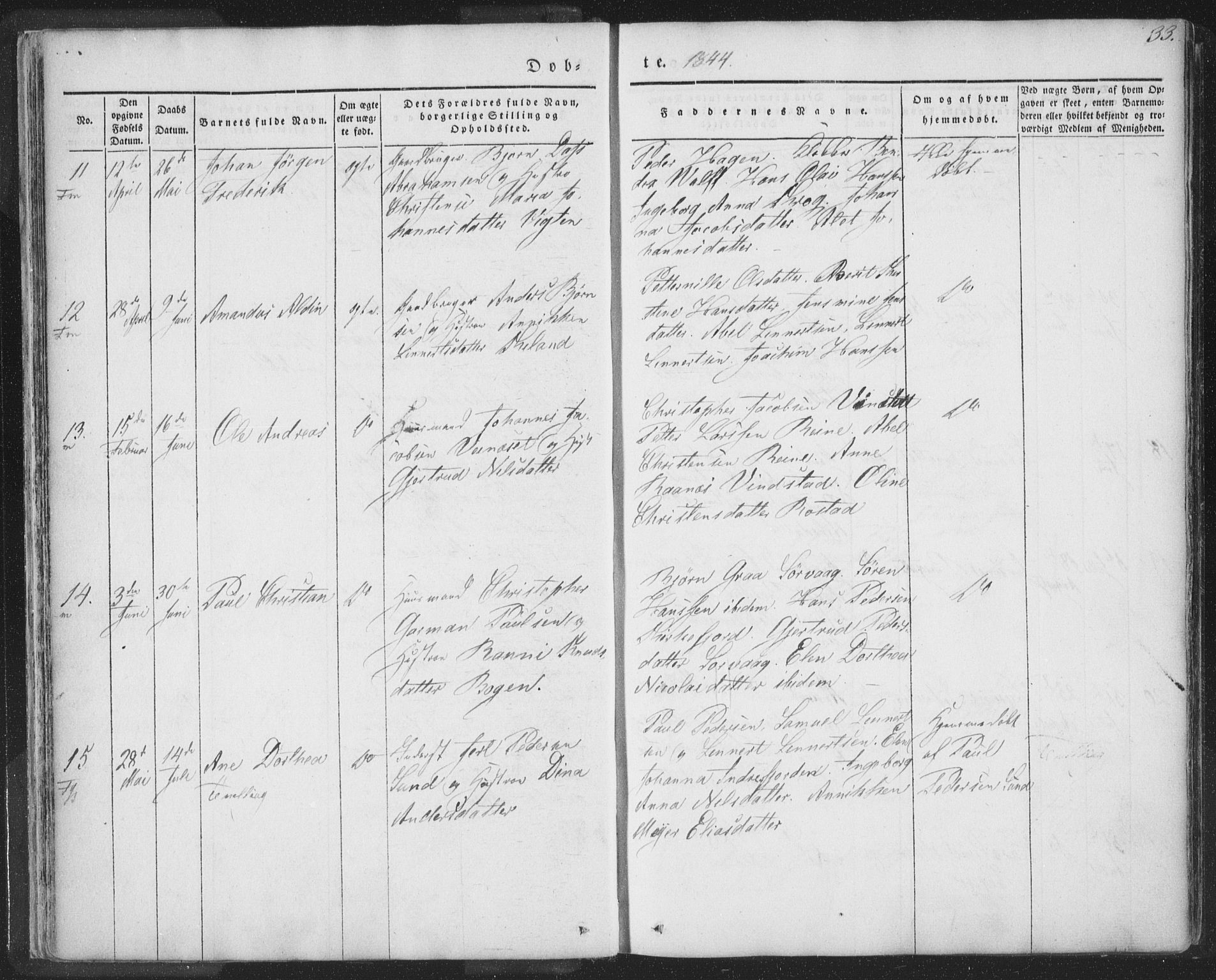 Ministerialprotokoller, klokkerbøker og fødselsregistre - Nordland, SAT/A-1459/885/L1202: Parish register (official) no. 885A03, 1838-1859, p. 33