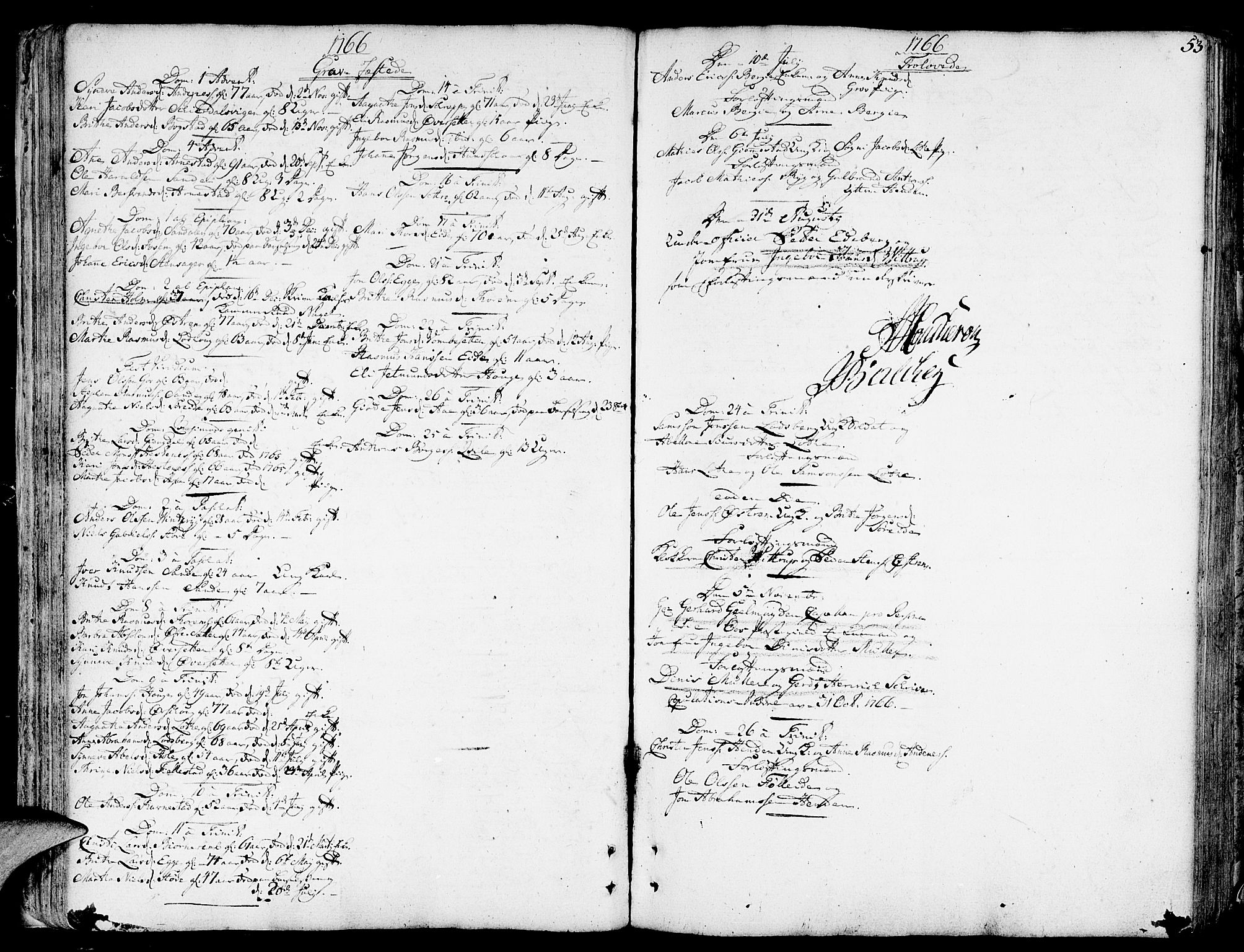 Gloppen sokneprestembete, AV/SAB-A-80101/H/Haa/Haaa/L0004: Parish register (official) no. A 4, 1758-1784, p. 53