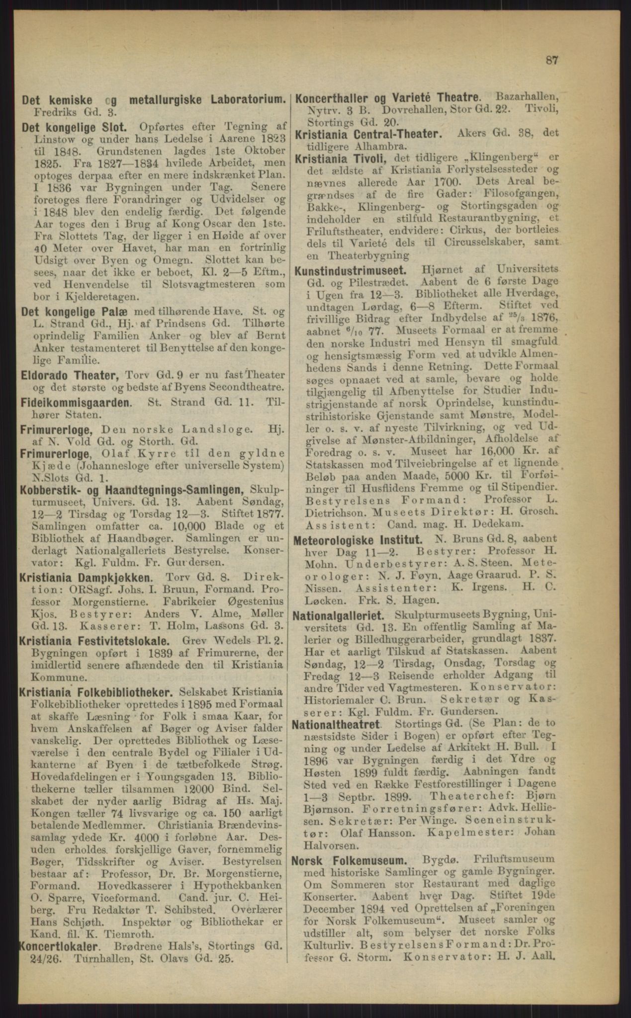 Kristiania/Oslo adressebok, PUBL/-, 1903, p. 87